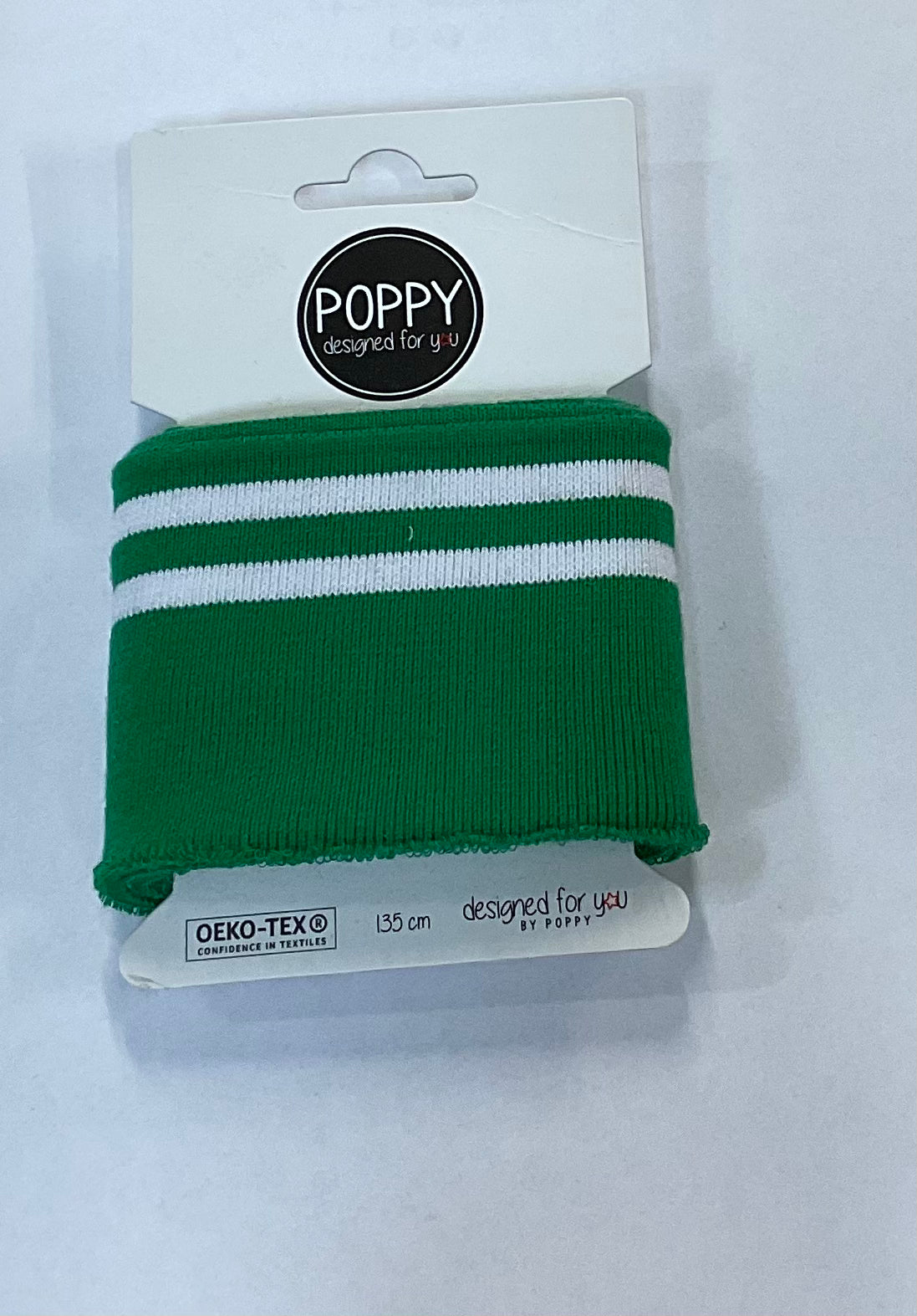 Green and White Stripes Ready Made Cuffing Pack