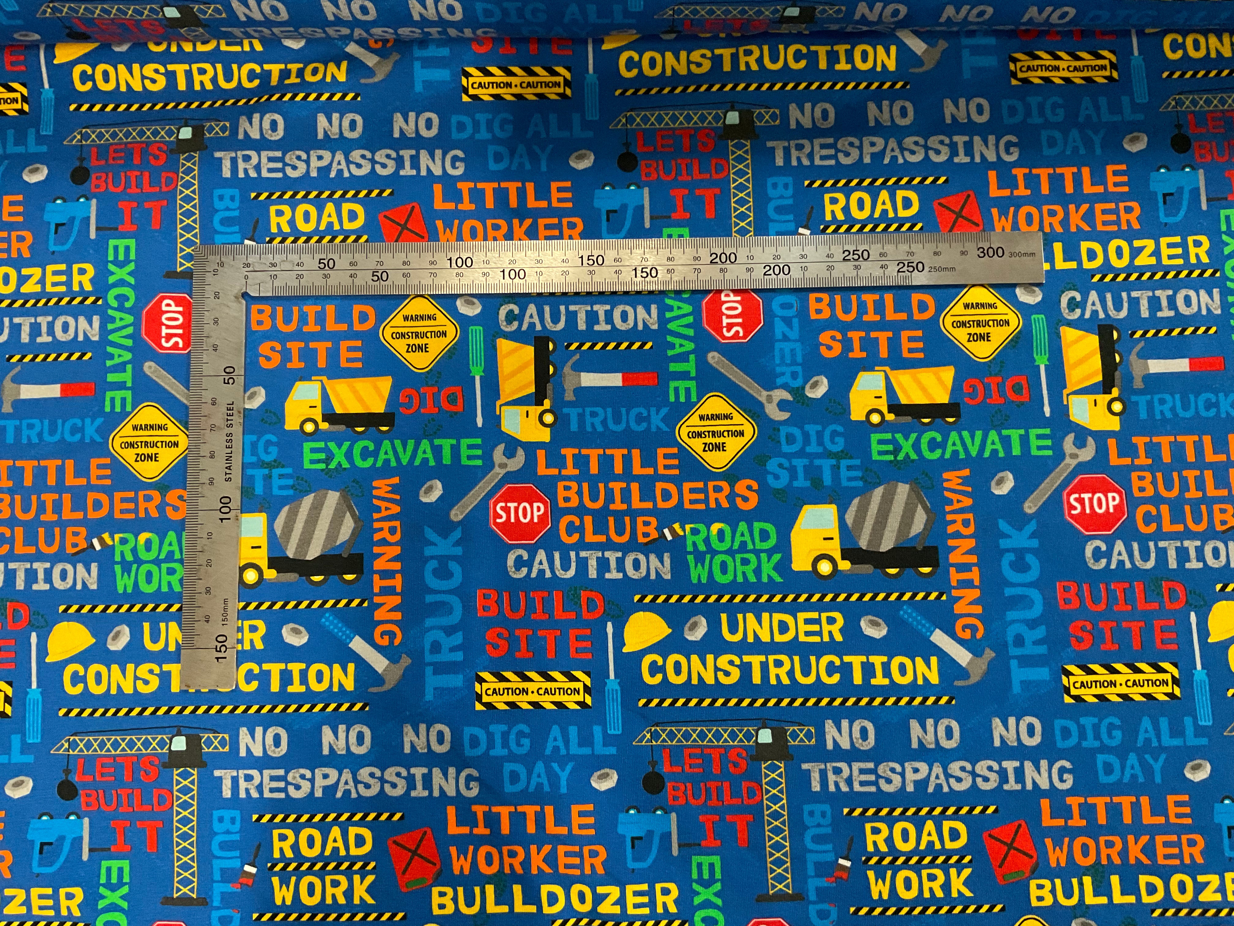 Little Builder’s Club Cotton Jersey Fabric