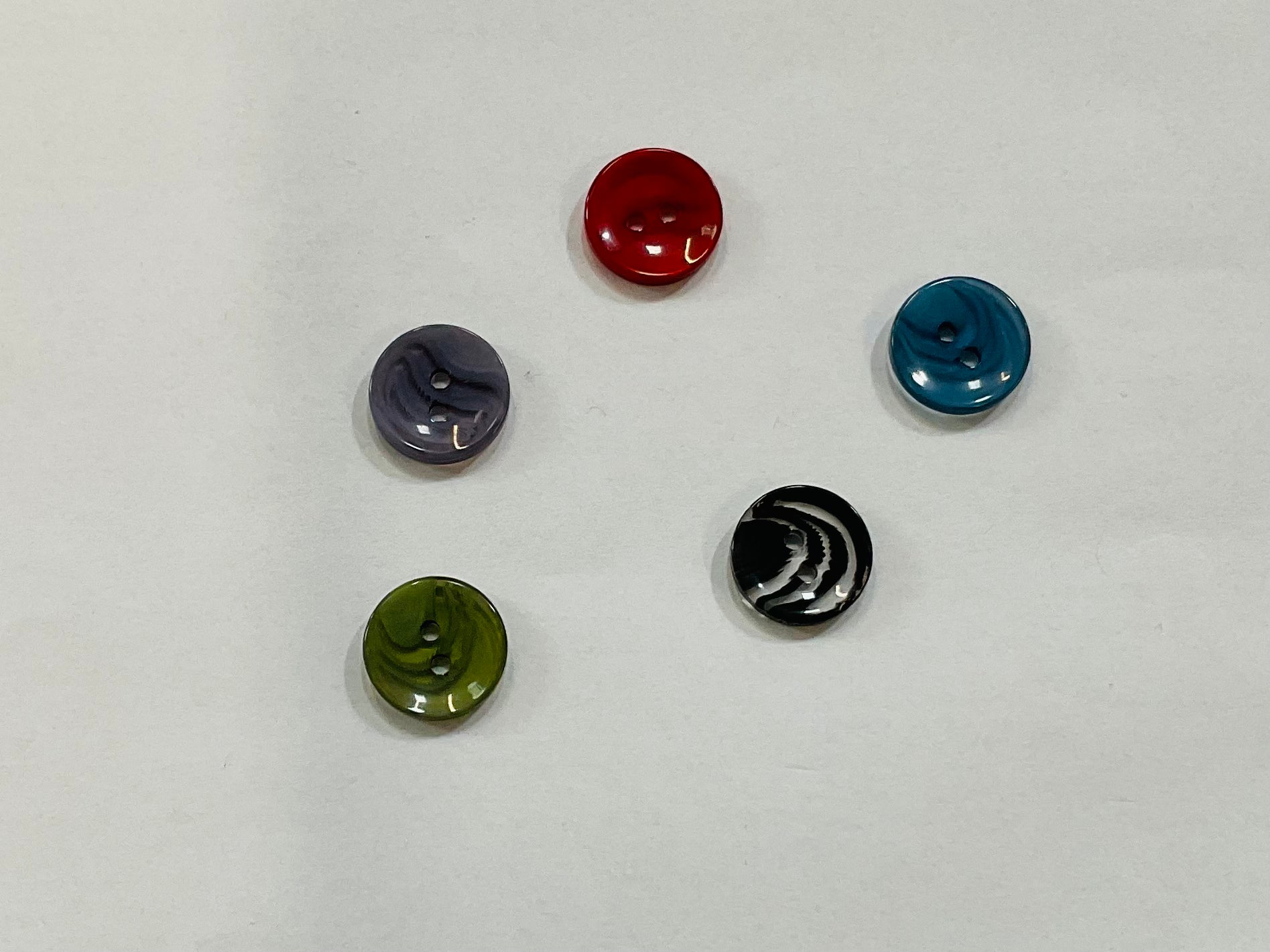 Swirl 15mm Buttons