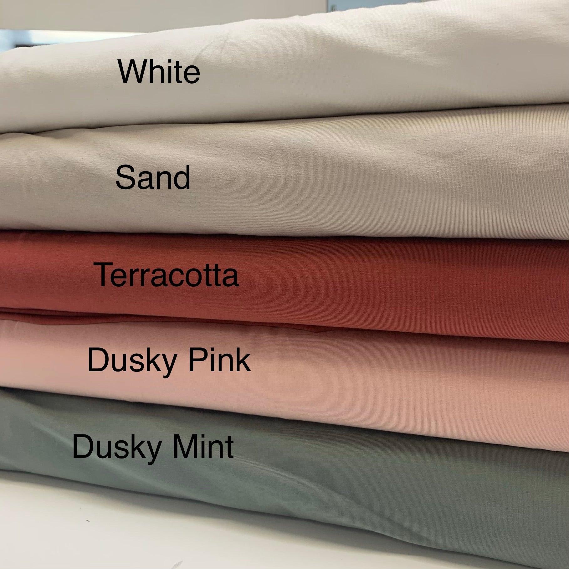 Organic Solid Colour Cotton Jersey