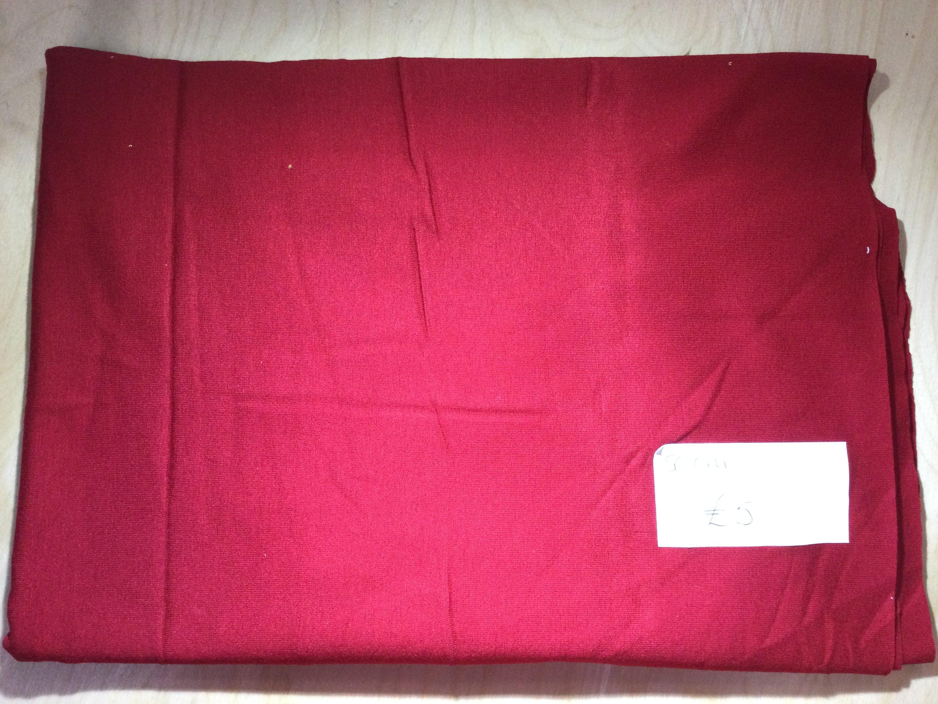REMNANT -   50cm Red viscose jersey
