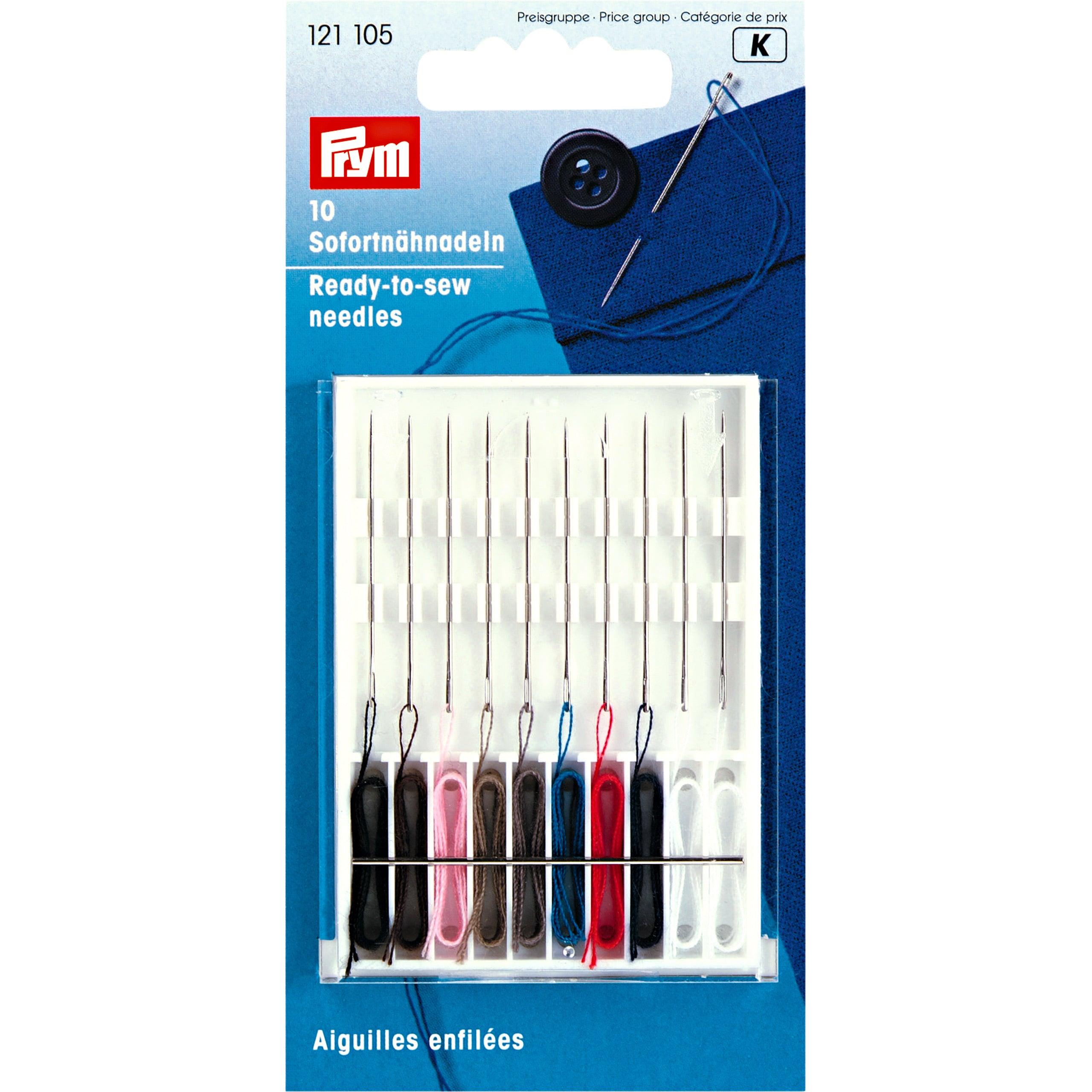 Ready-to-sew needles, 10 items