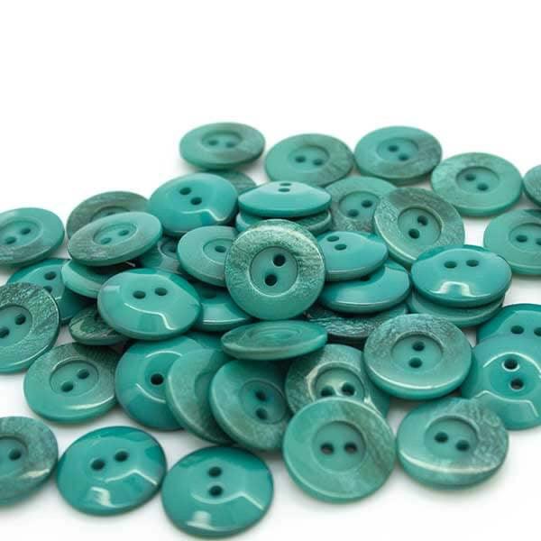 17mm Two Hole Shiny Marble Finish Buttons