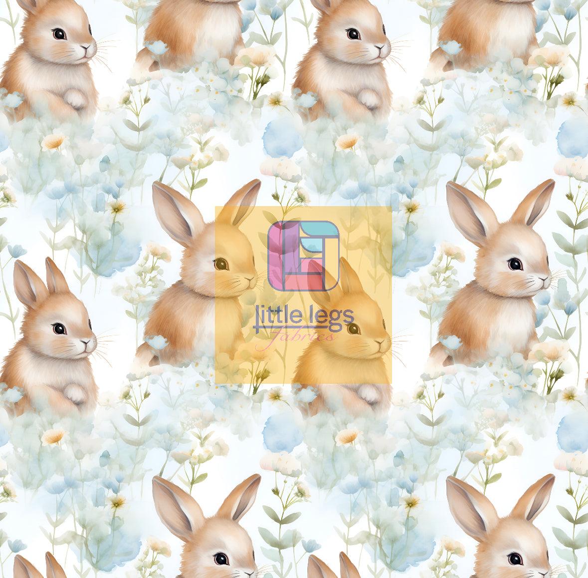 PRE ORDER Bunny Babies Cotton Jersey Fabric - DUE IN STOCK EARLY JANUARY