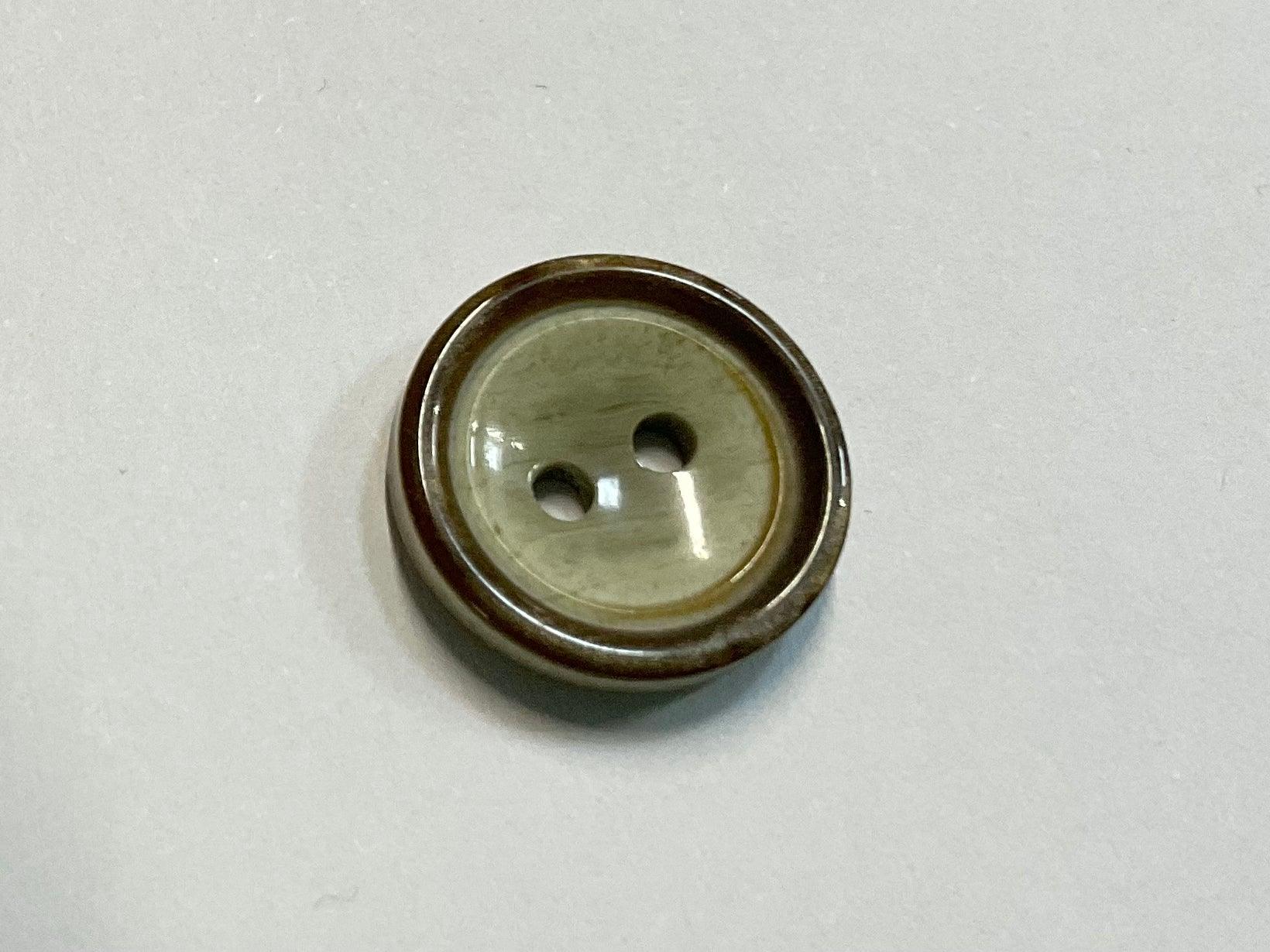 15mm Two Hole High Shine Marble Effect Buttons