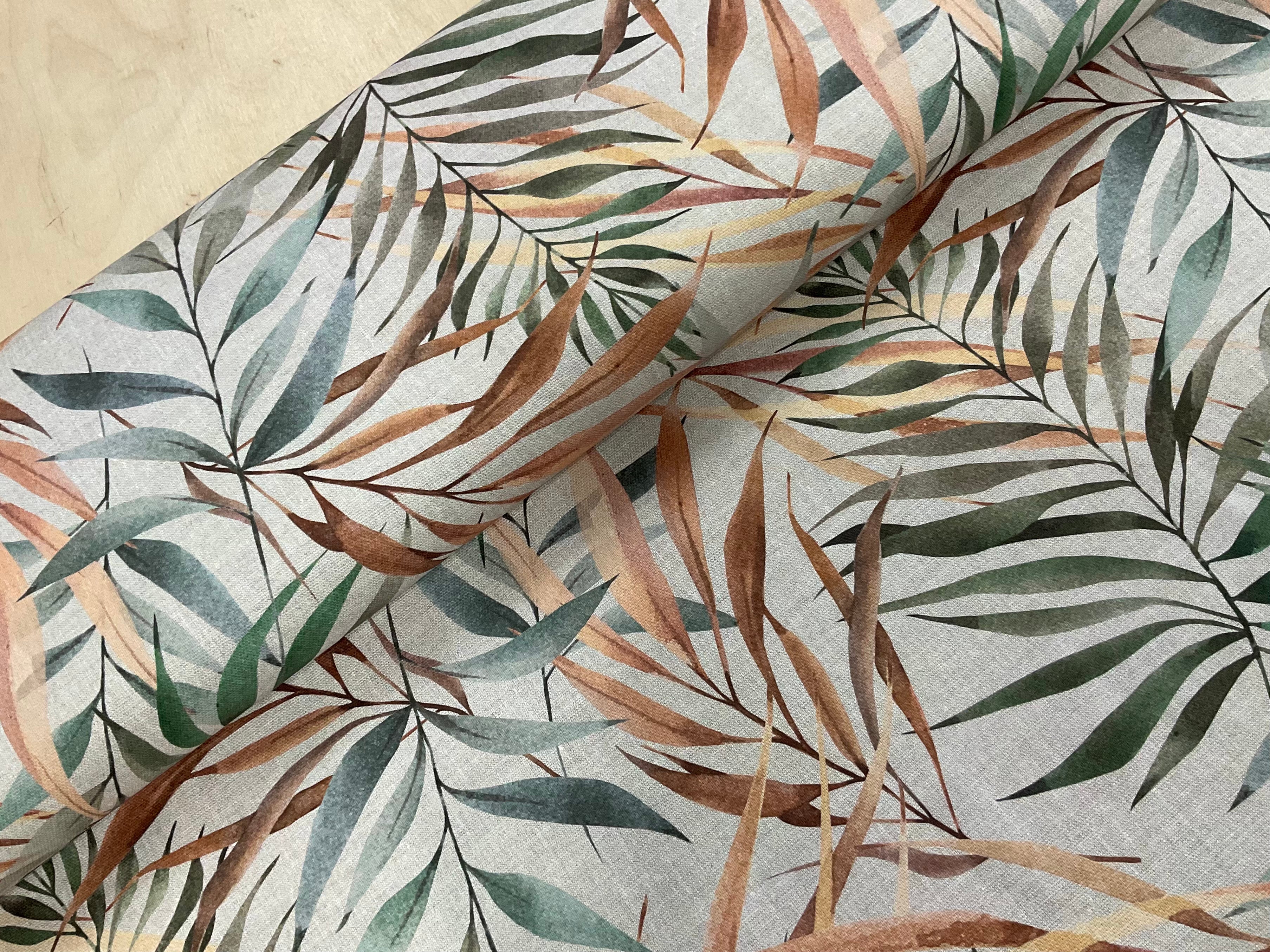 Palm Leaves Cotton Canvas