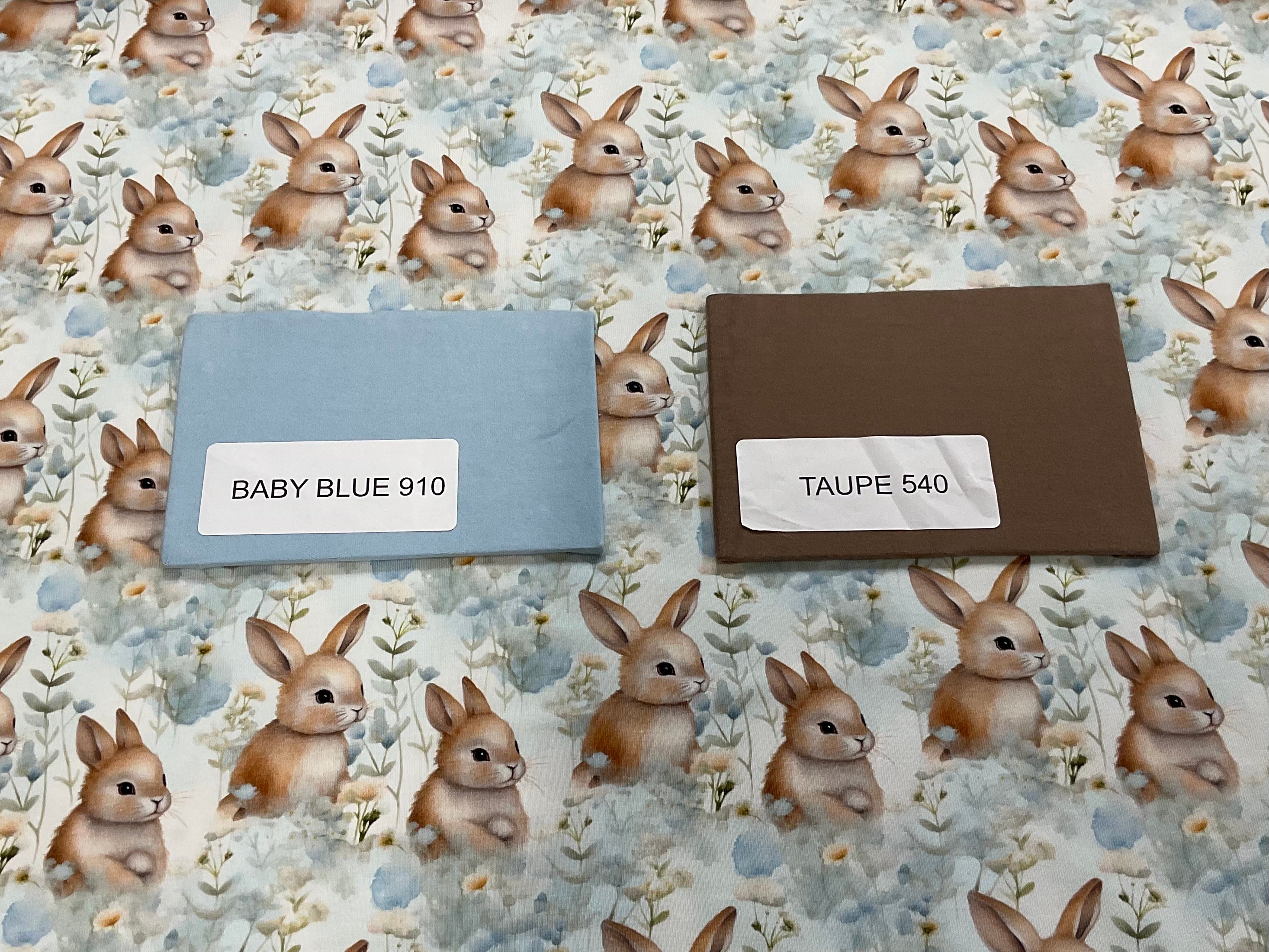 Bunny Babies Cotton Jersey Fabric