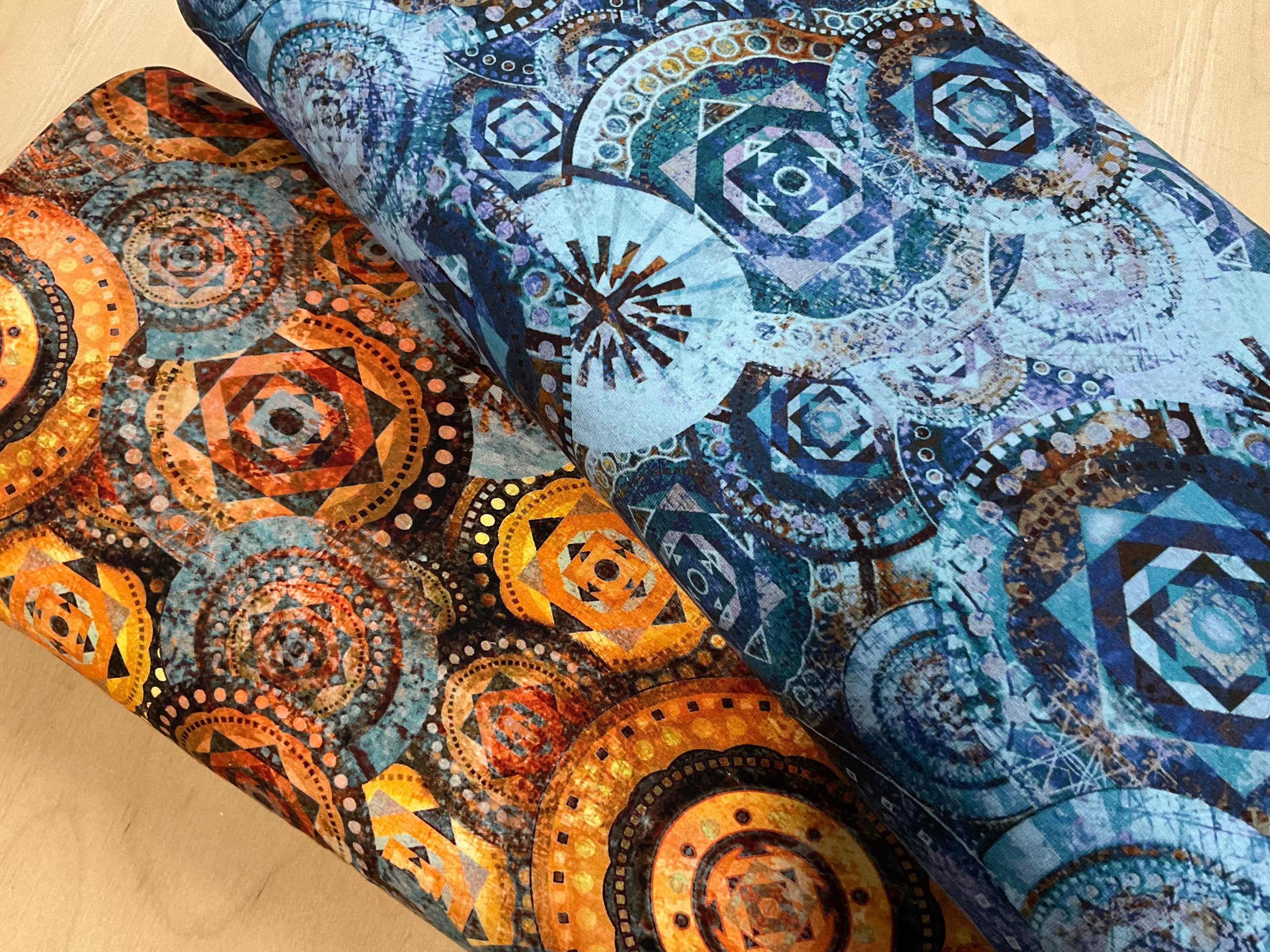 Mandala Cotton Jersey Fabric