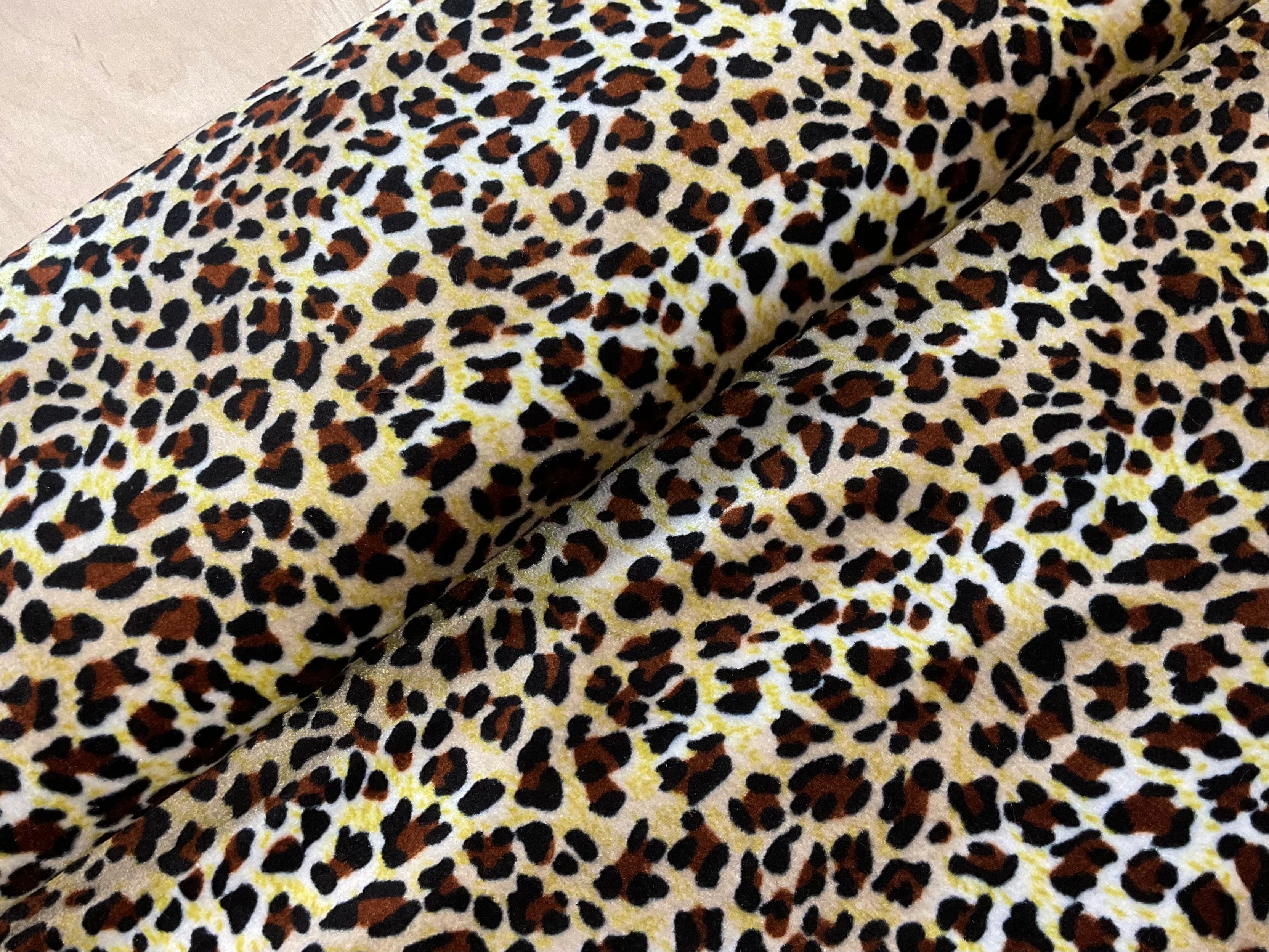Leopard Shimmer Velour