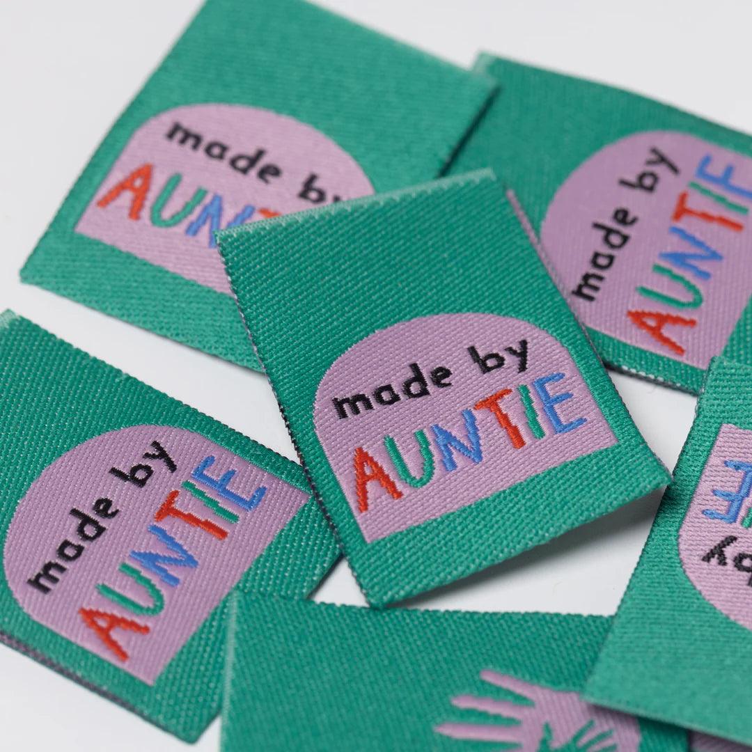 Made by Auntie sewing labels by Little Rosy Cheeks