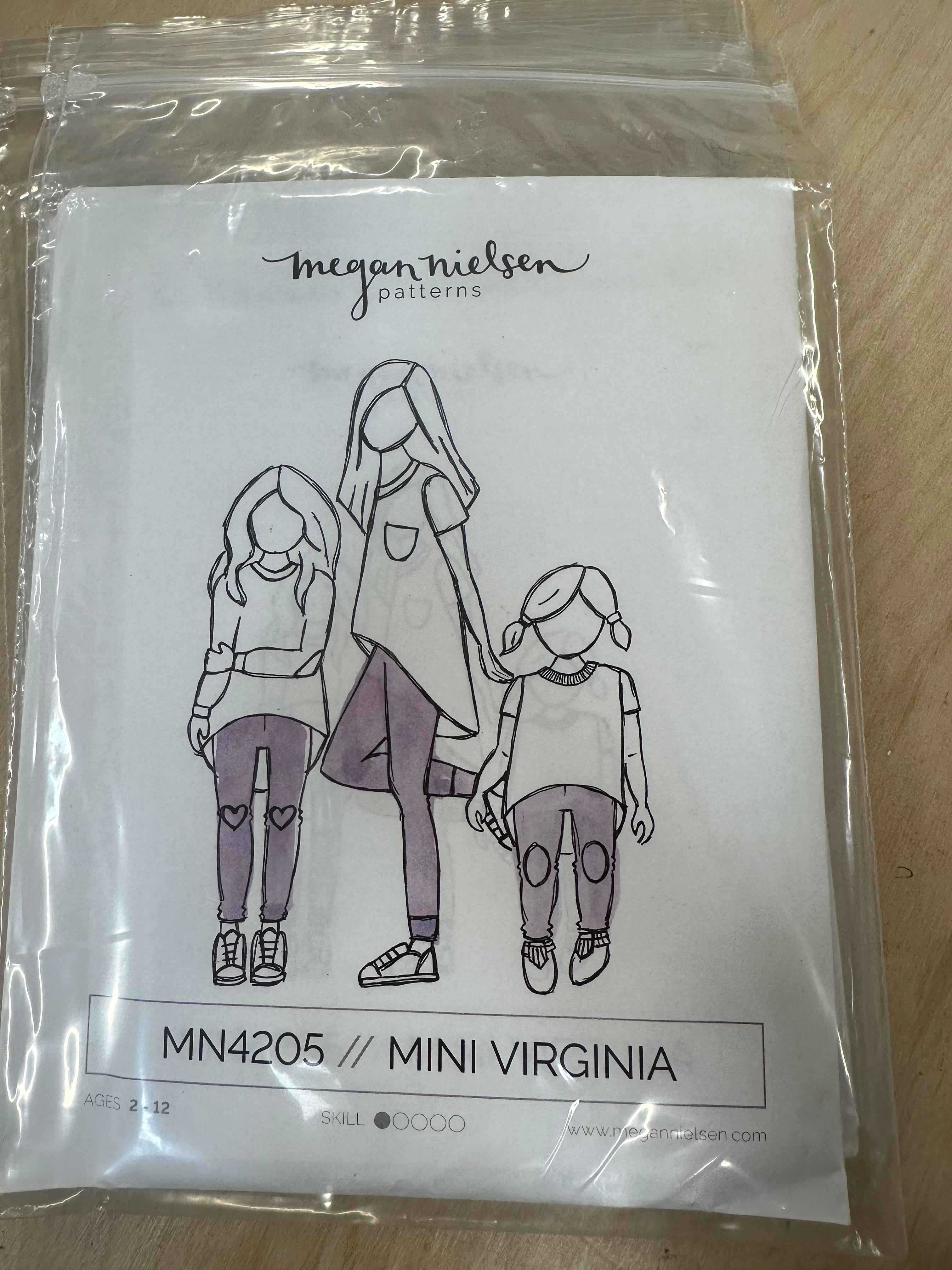 Mini Virginia Sewing Pattern for Children age 2-12
