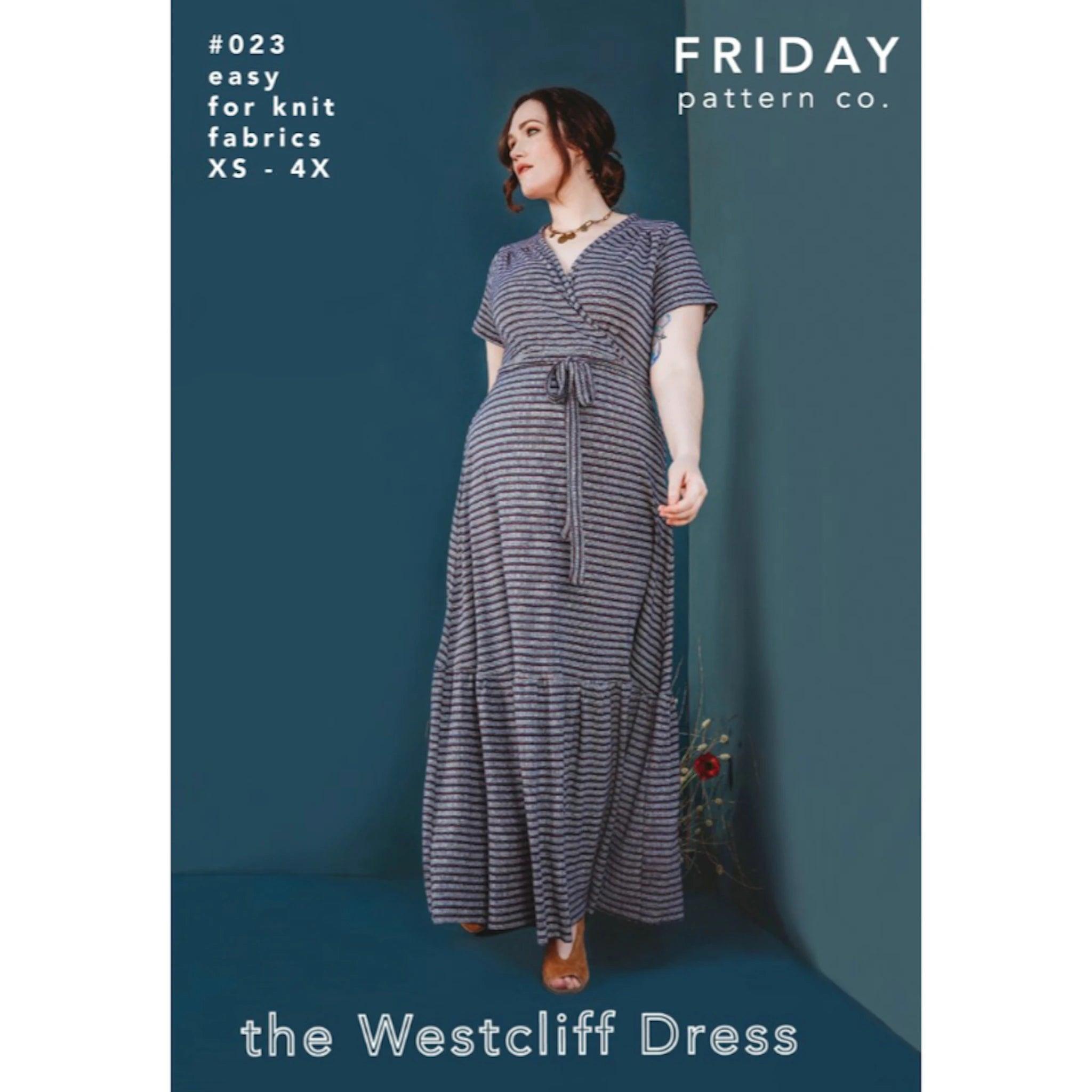 Friday Pattern The Westcliff Dress Co Sizes XS - 4X
