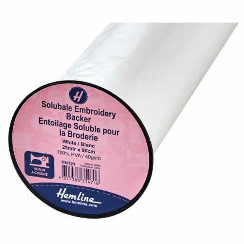 Soluble Embroidery Backer (price per metre)