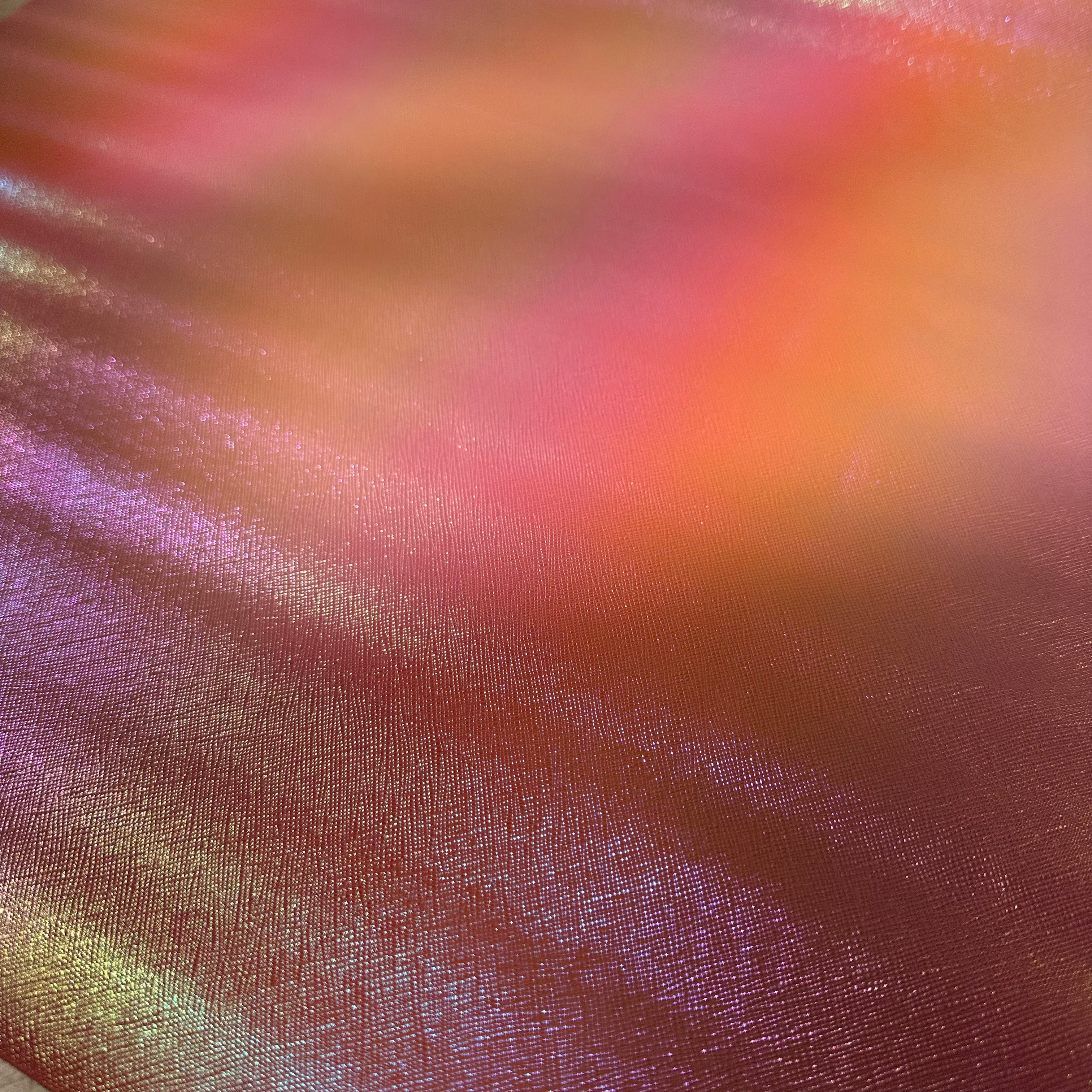 Pearl Rainbow iridescent Faux Leather Vinyl