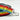 25mm Bright Rainbow Webbing Tape