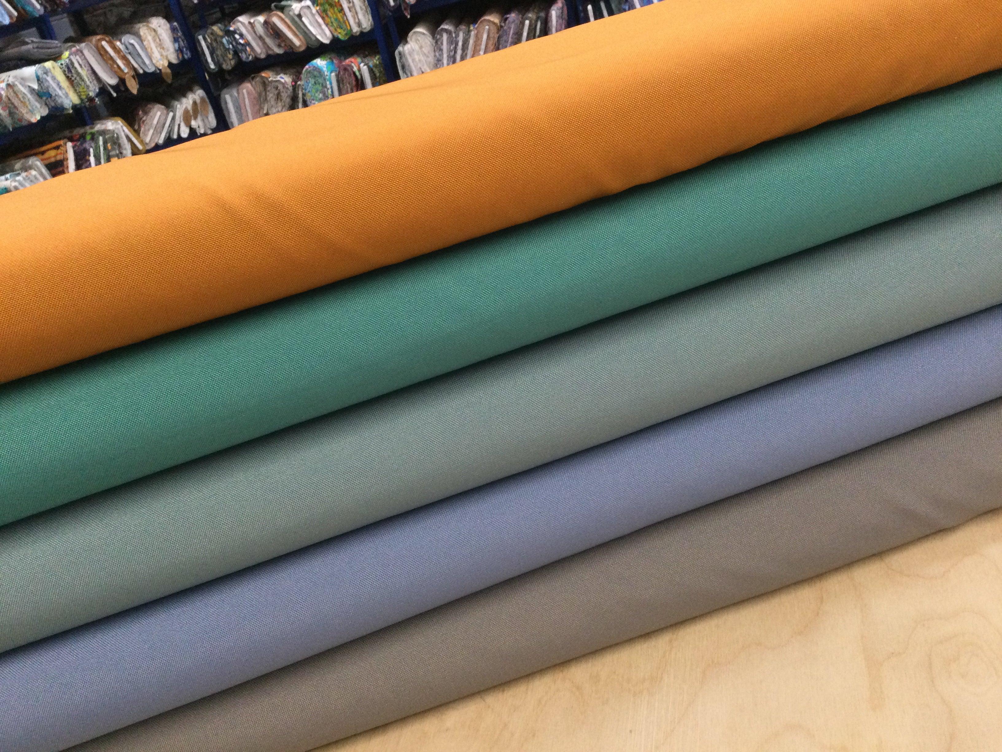 Waterproof Canvas Fabric - Various Colours