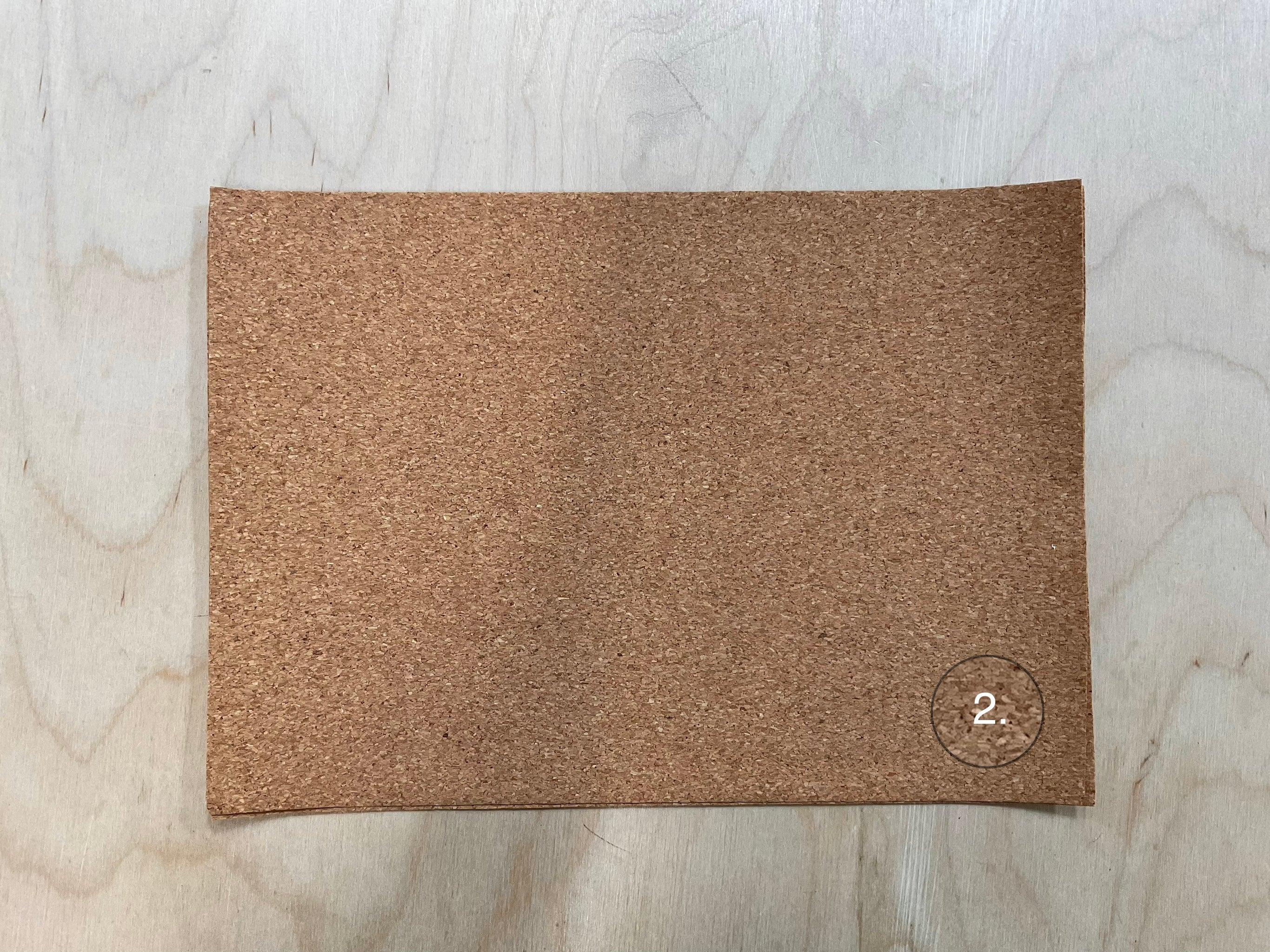 Cork Leather Vinyl Sheets In Various Styles