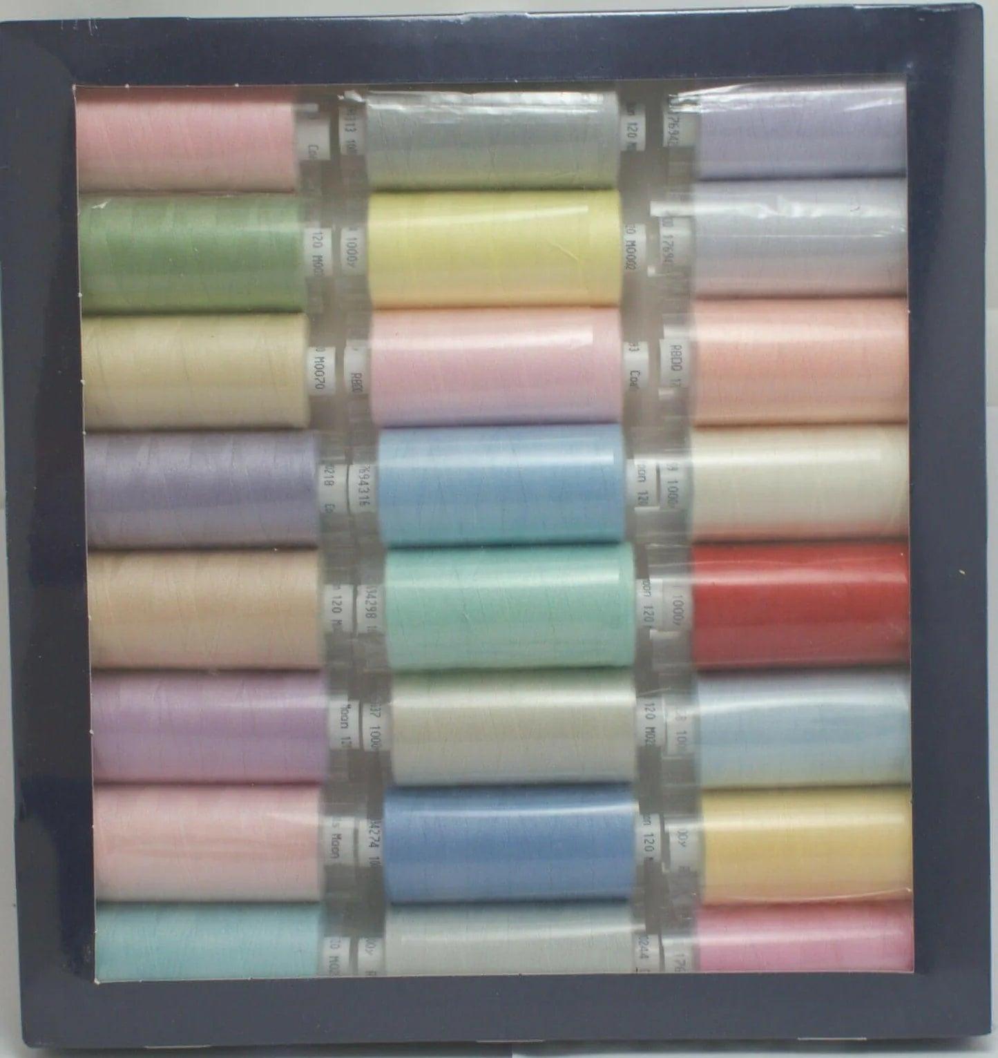 Coats Moon Thread Assorted Pack Light Colours
