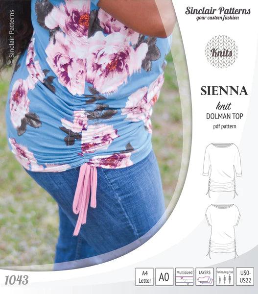 Sienna Drawstring Dolman Top Sinclair Sewing Pattern