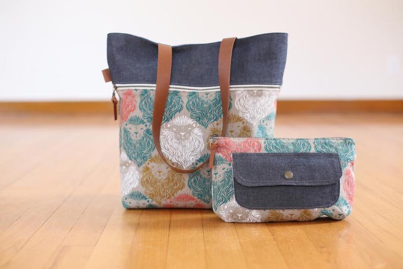 Noodlehead Caravan Tote and Pouch Sewing Pattern