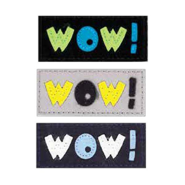 Wow Iron on Patch/Appliqué