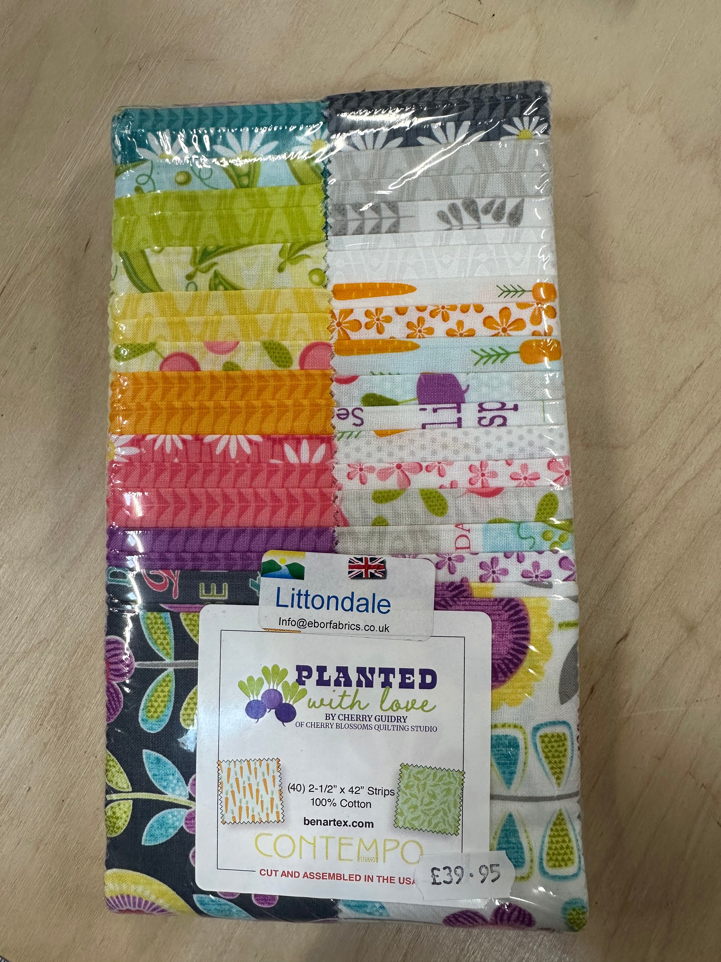 Planted with Love 100% Quilting Cotton Strip-Pies Collection
