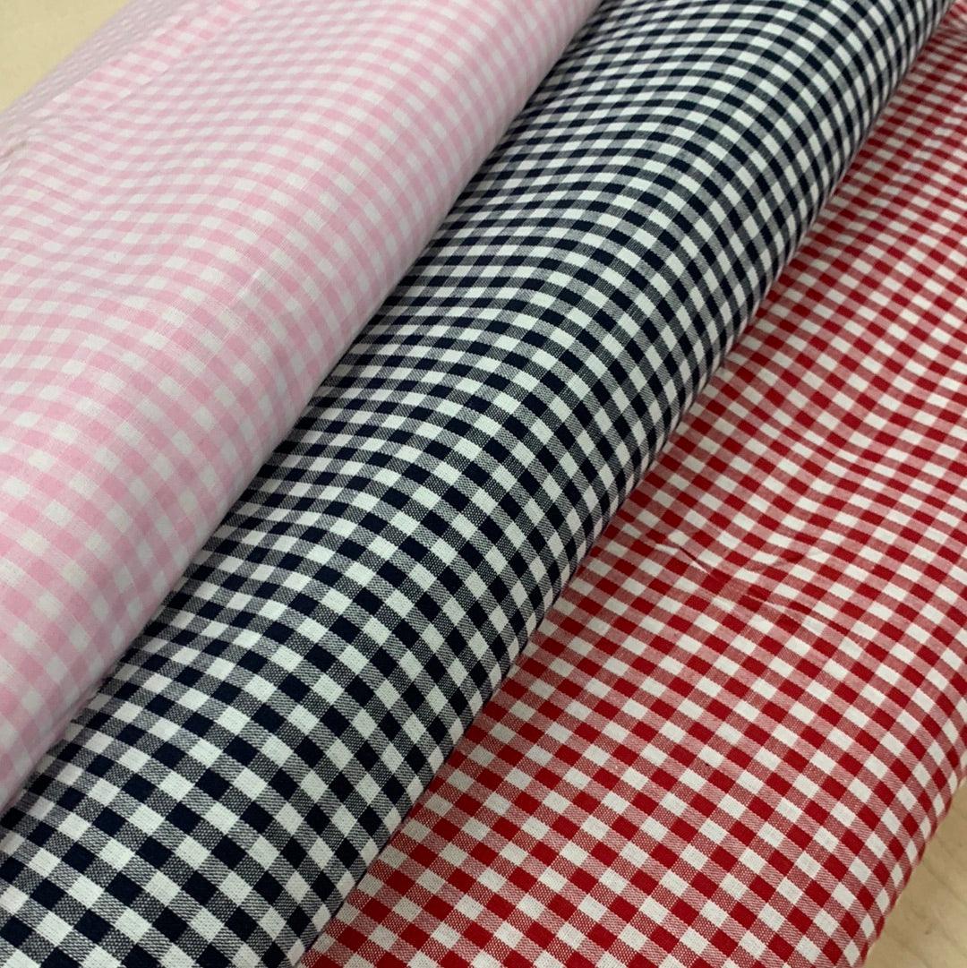 Small Gingham Print Cotton