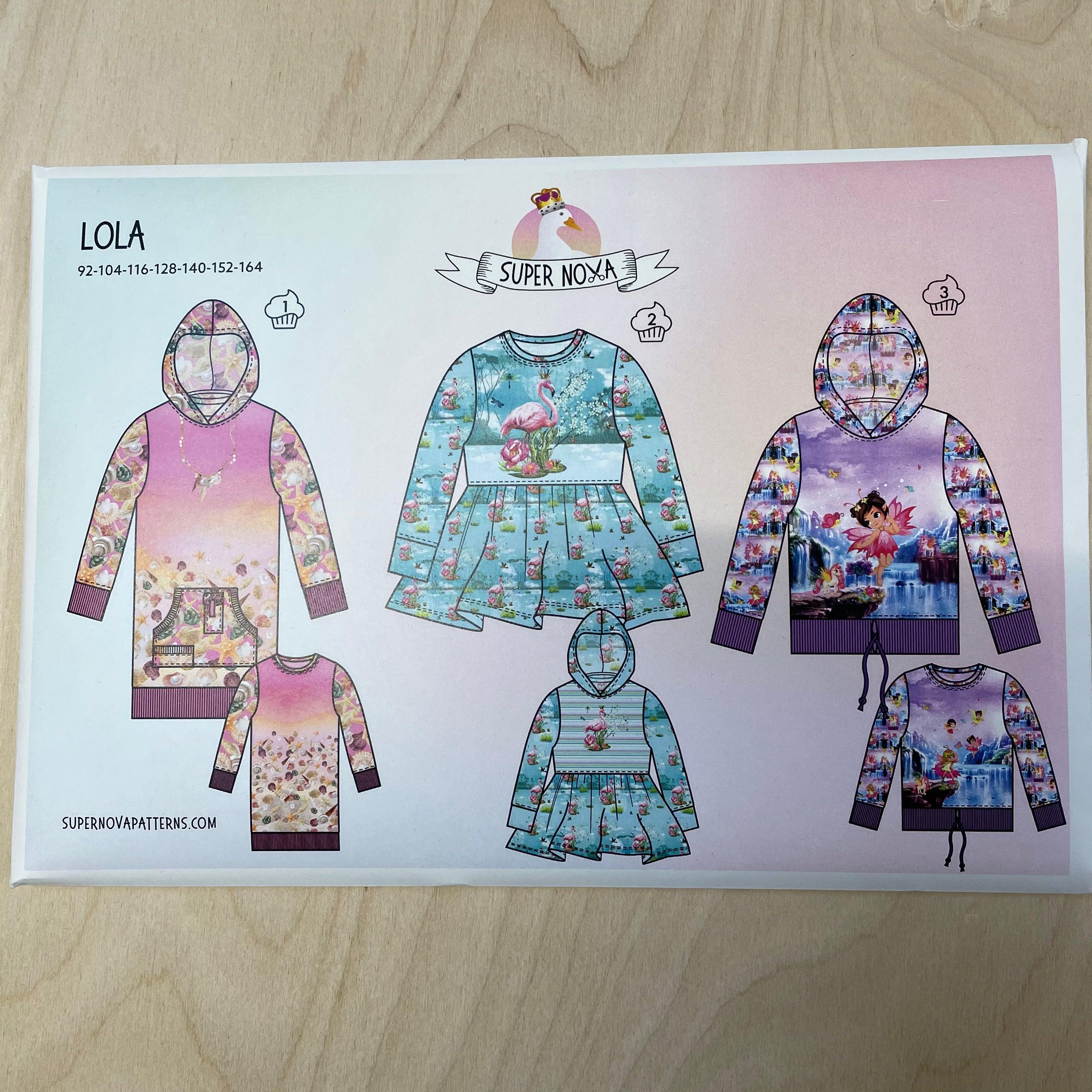 Lola Mixed Girls Supernova children Sewing Pattern