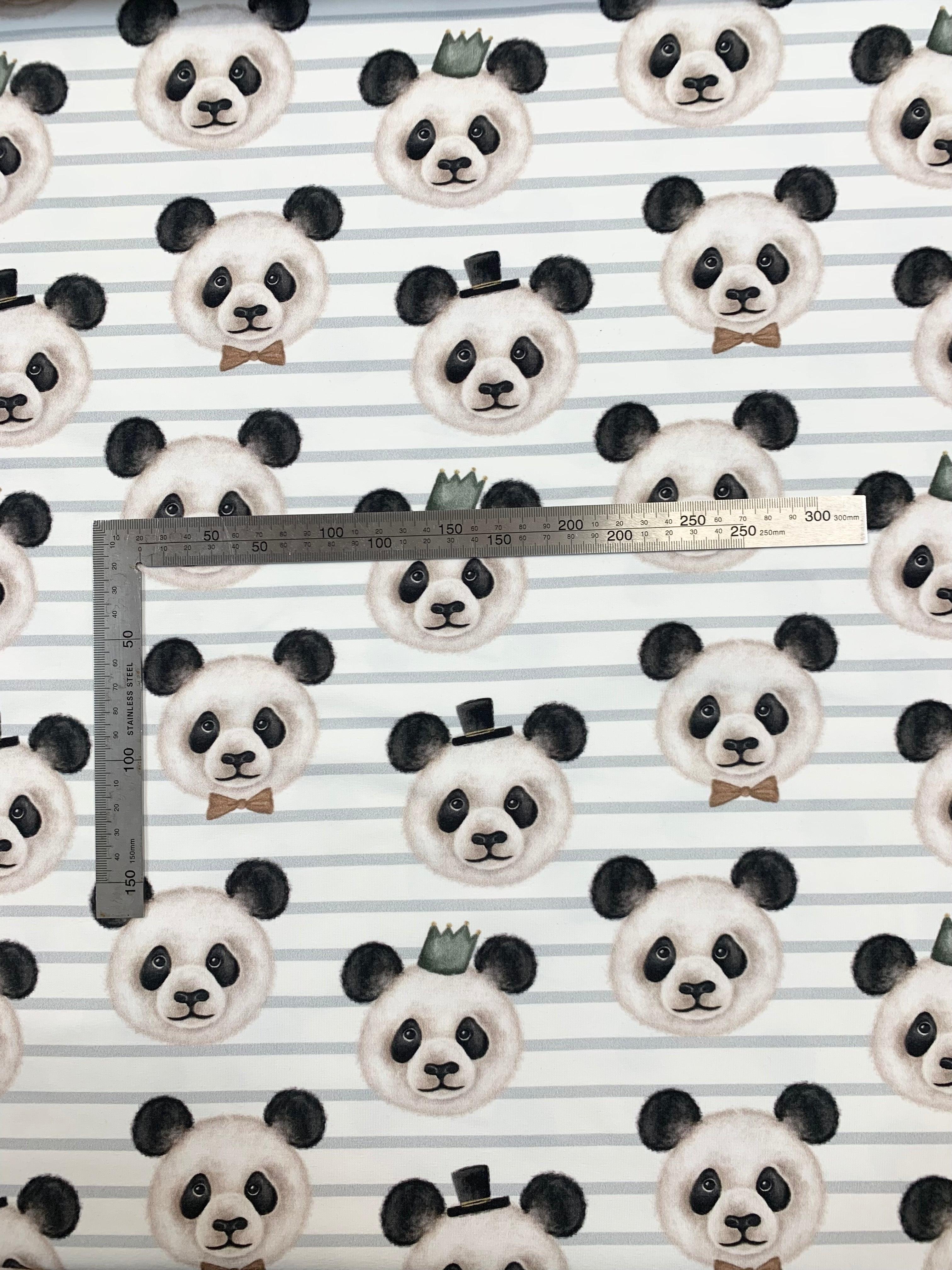 Mr Panda ORGANIC Cotton Jersey Fabric