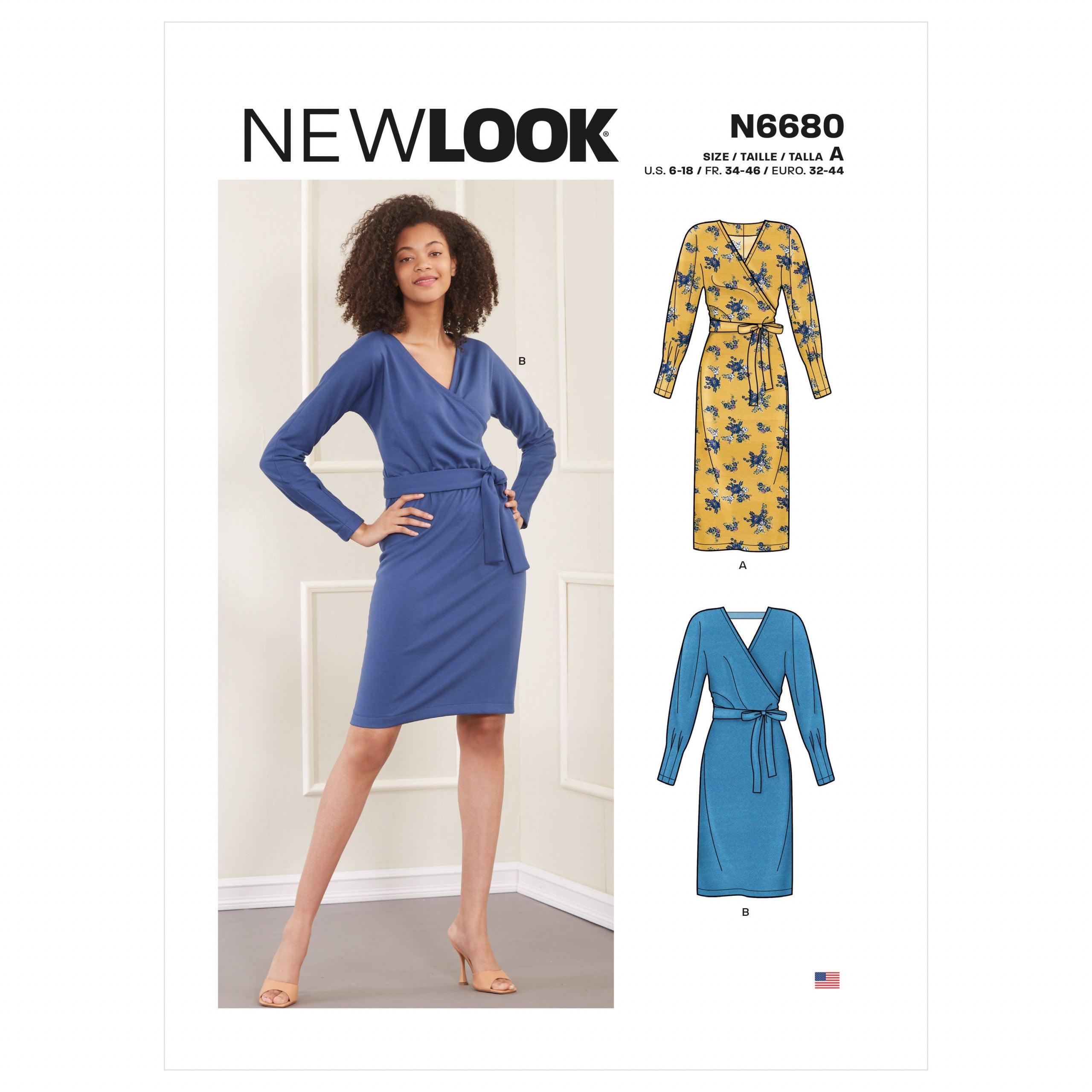 New Look N6680 Misses' Dress Sewing Pattern