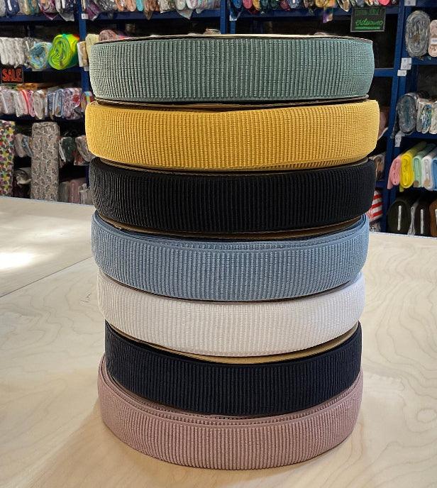 Elastic Rib Tape - 50mm – Little Legs Fabrics
