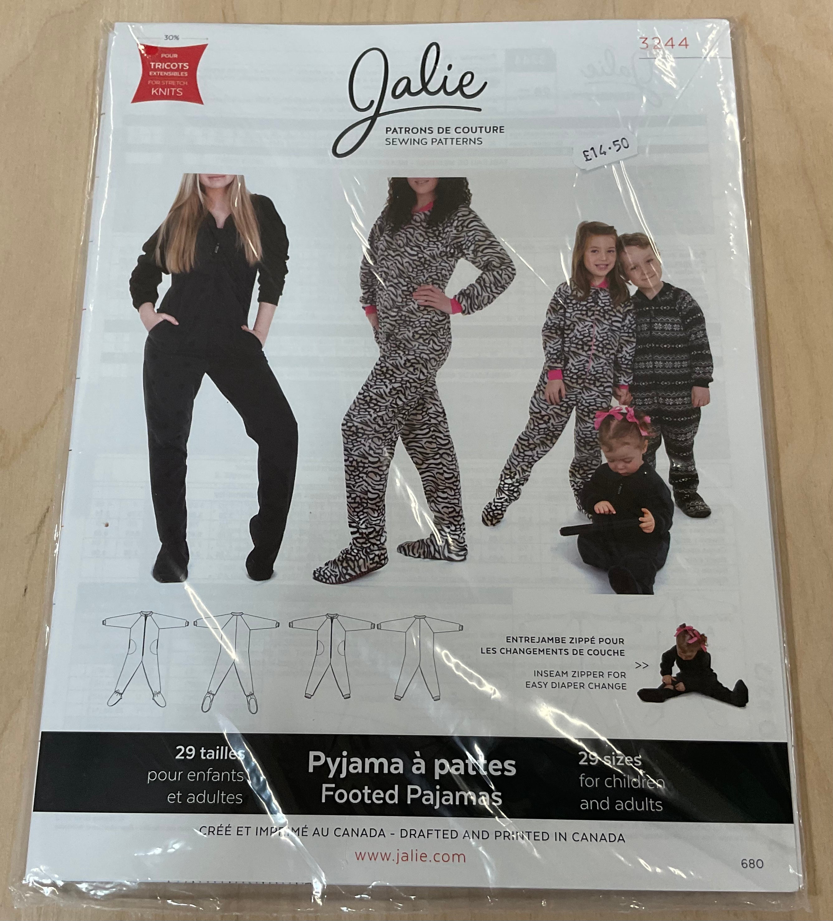 Onesie JALIE Adult and child Sewing Pattern