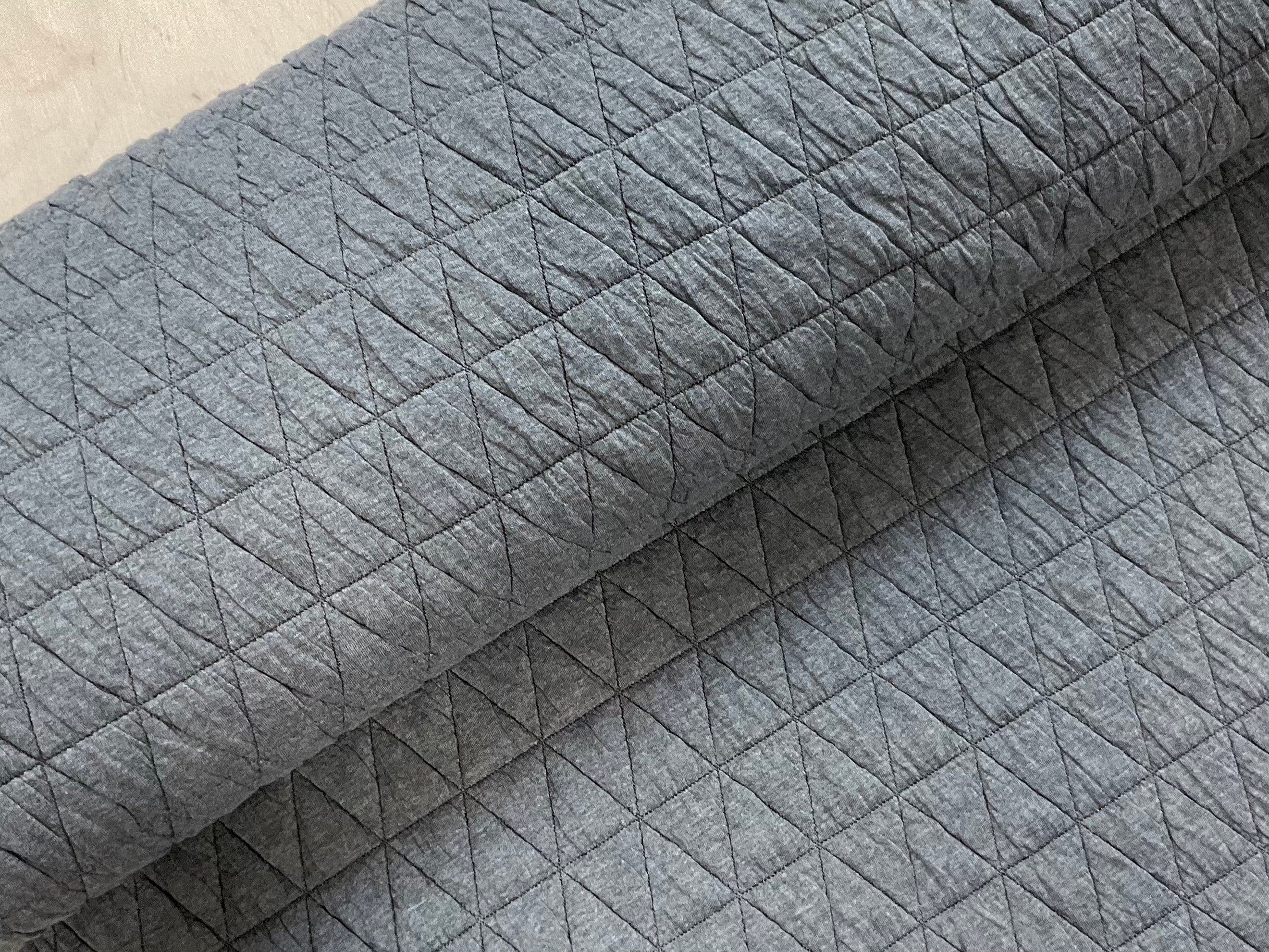 Triangle Quilted Knitted Fabric