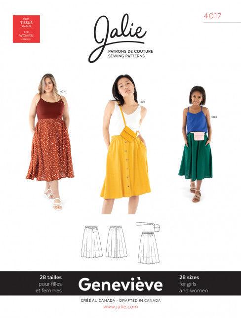 Genevieve Pull on skirt JALIE Woman’s and Girls Sewing Pattern