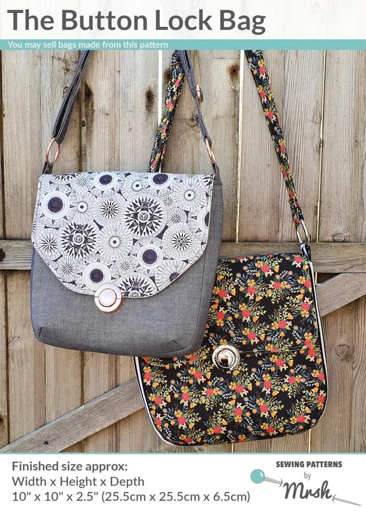Mrs H The Button Lock Bag Sewing Pattern