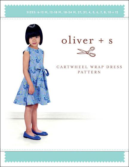 Oliver + S cartwheel wrap dress Paper Sewing Pattern