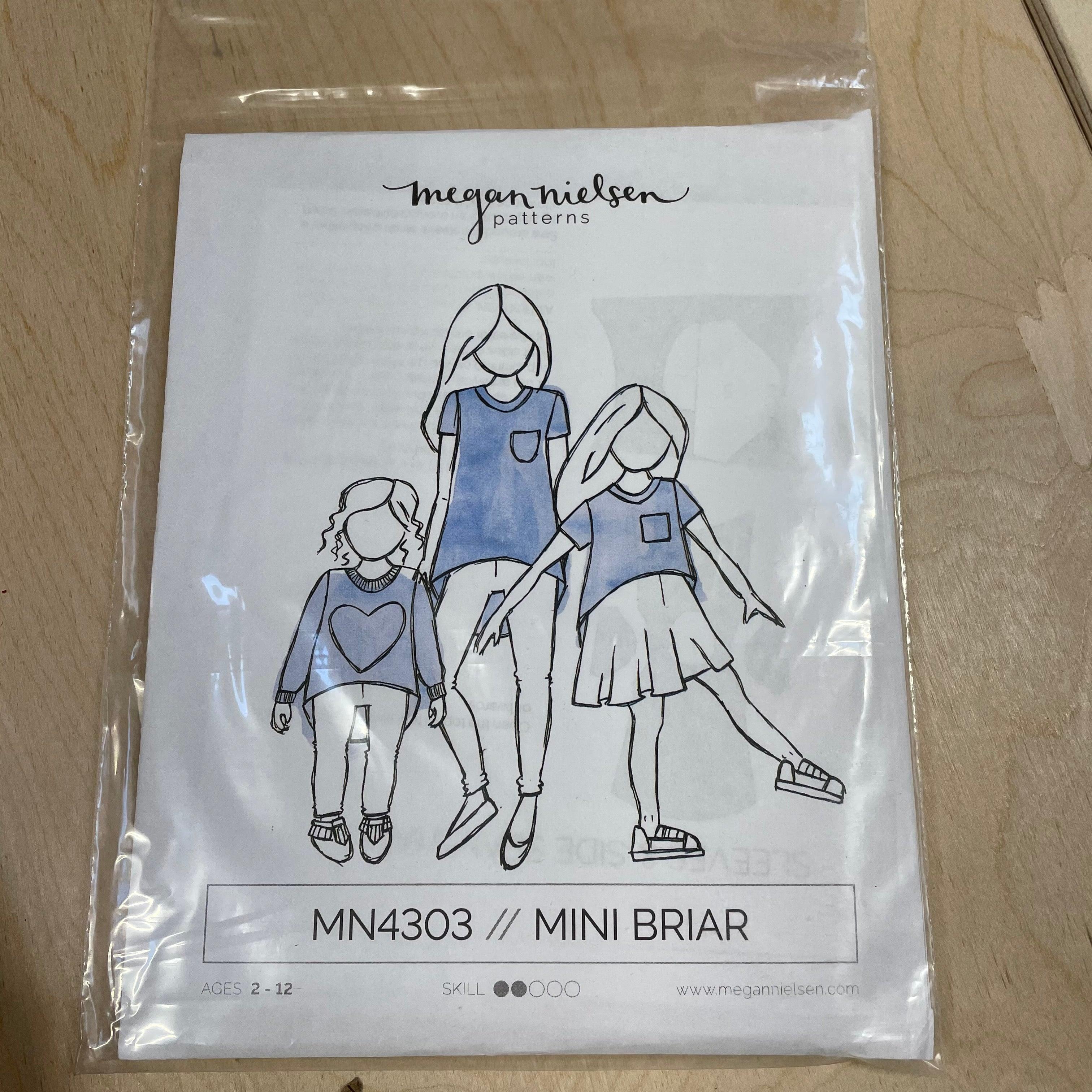 Megan Neilson mini Briar T-shirt and sweater Paper Sewing Pattern