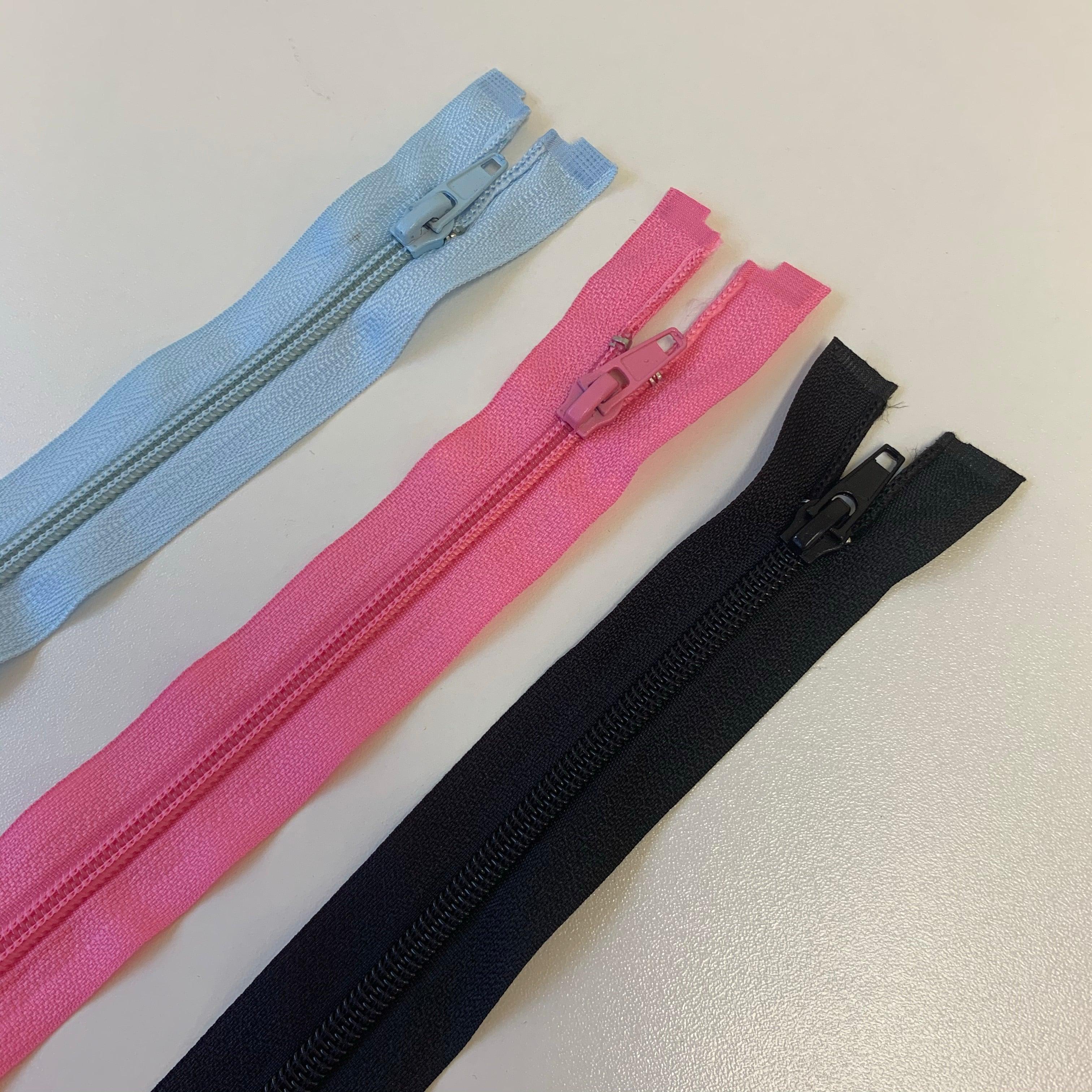 Open Ended Zips - Various Sizes and Colours