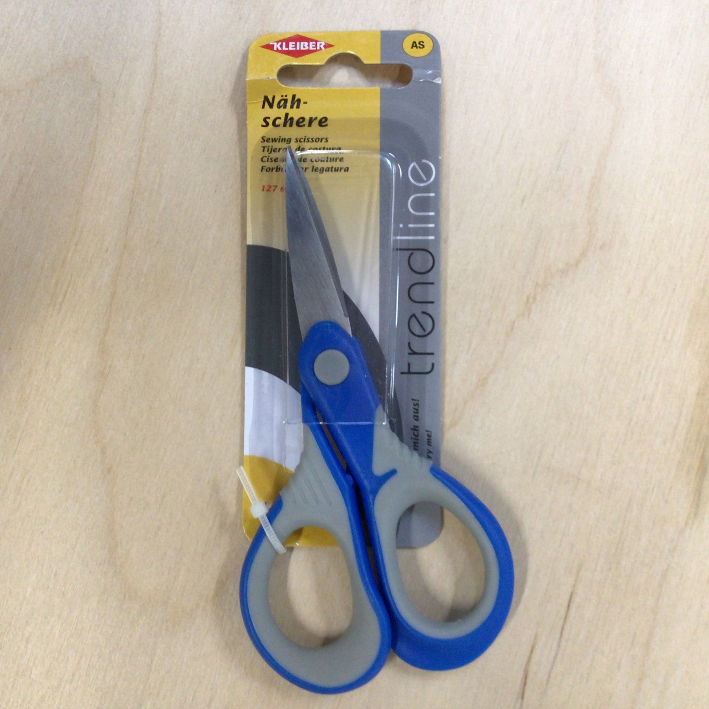Kleiber 127mm Blue Soft Grip Scissors