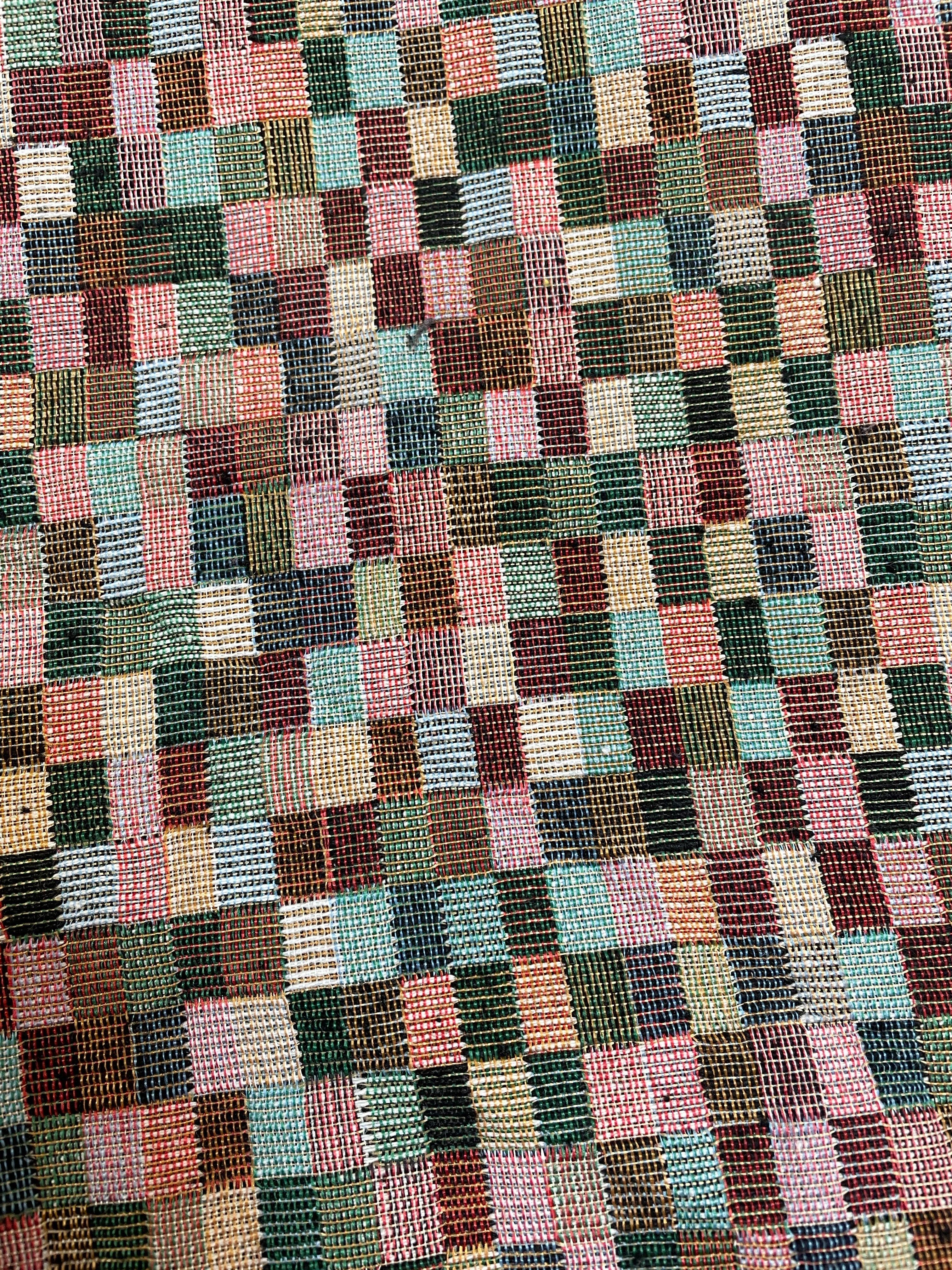 Colourful squares Tapestry Fabric