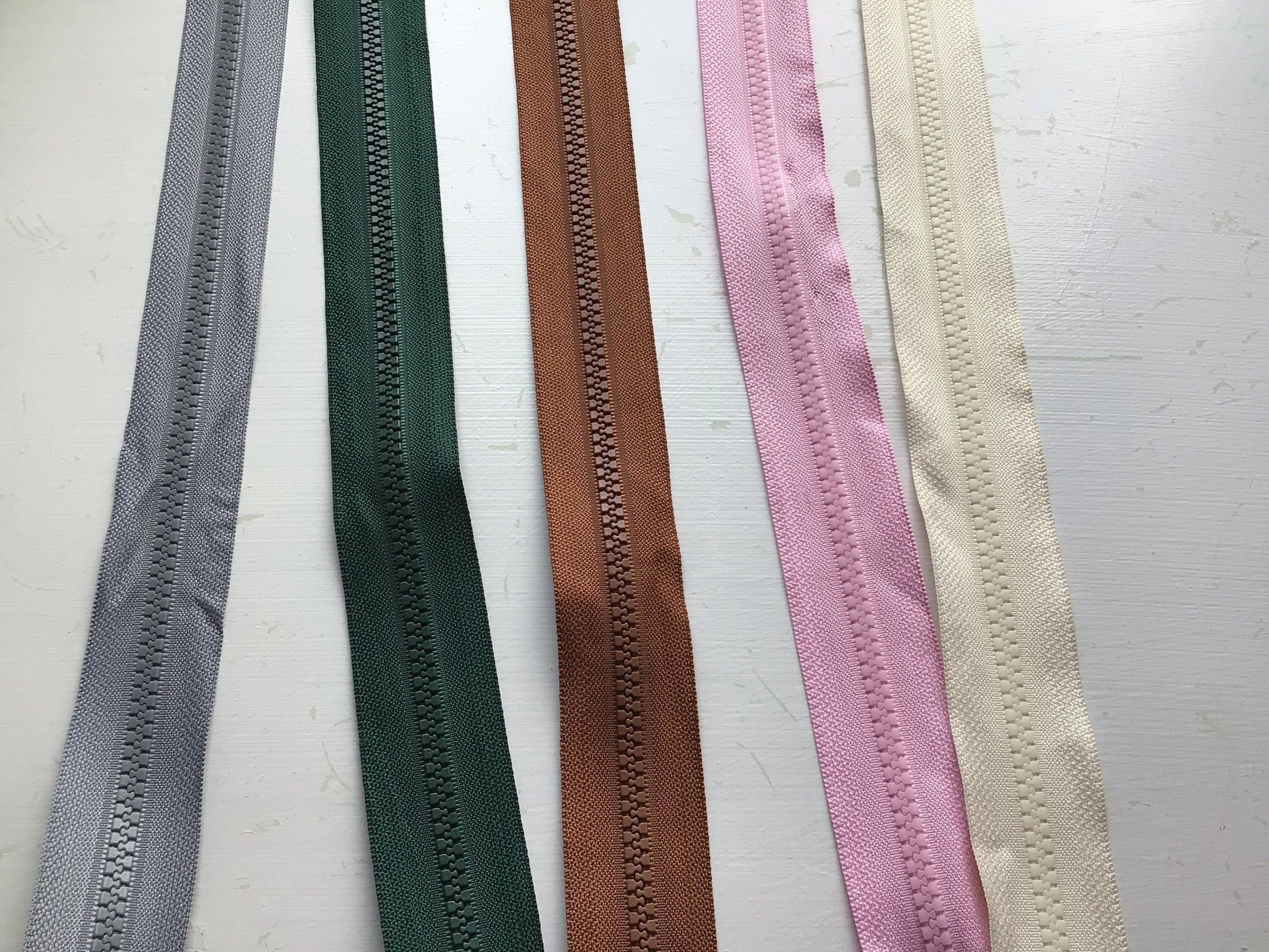 Chunky Zips - Open Ended various size and colour