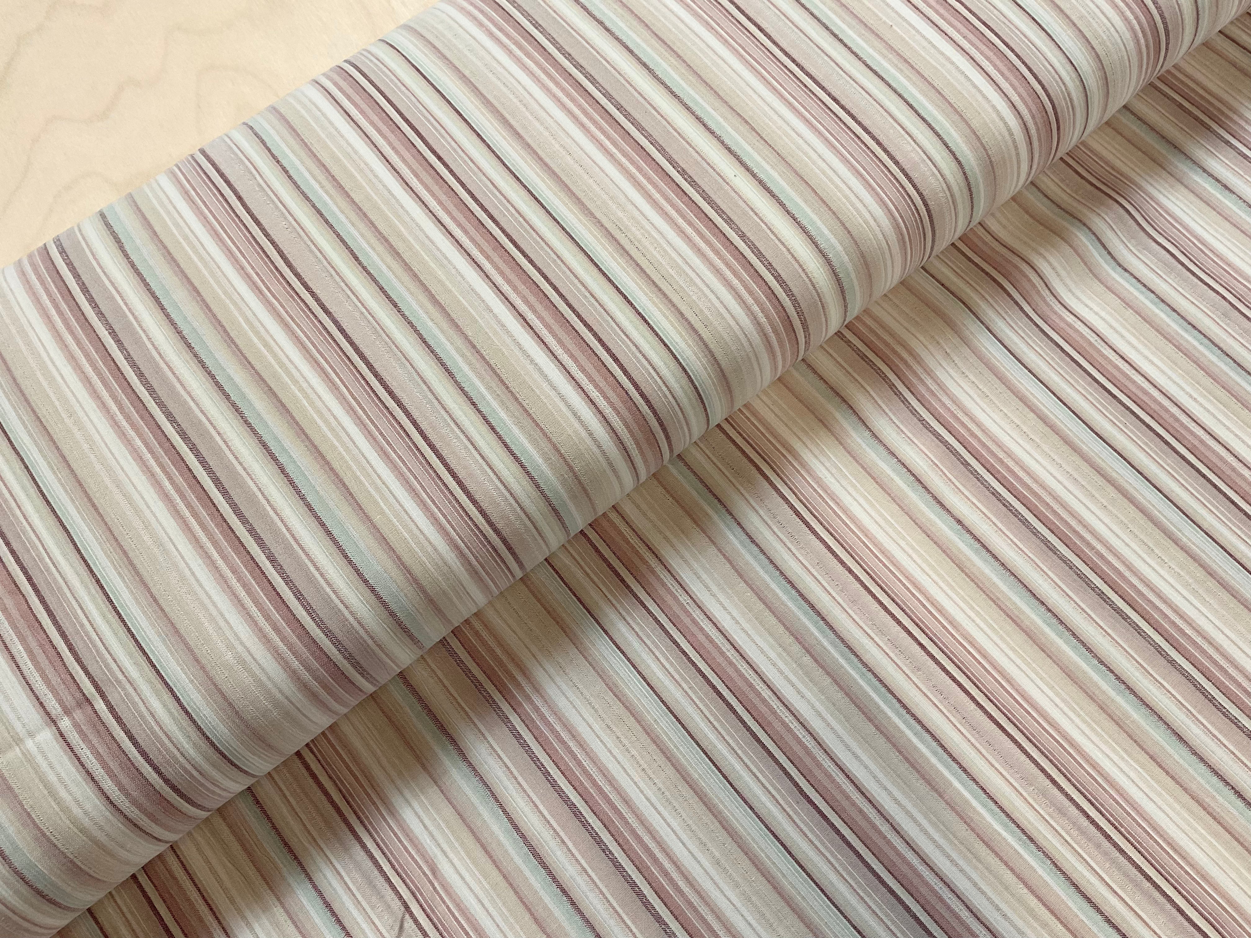 Pink Stripe Cotton Modal