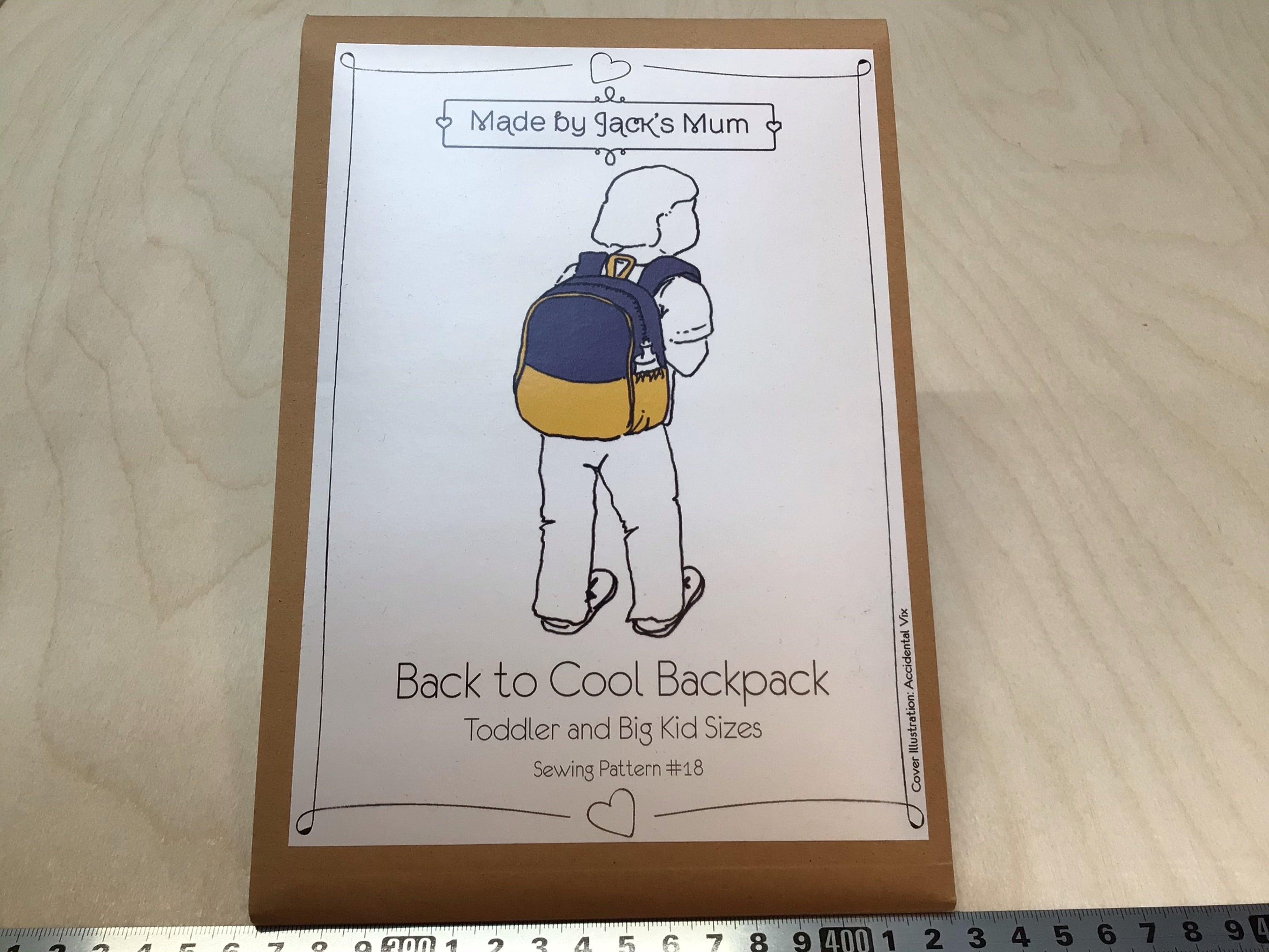MBJM Back to Cool Backpack Paper Sewing Pattern