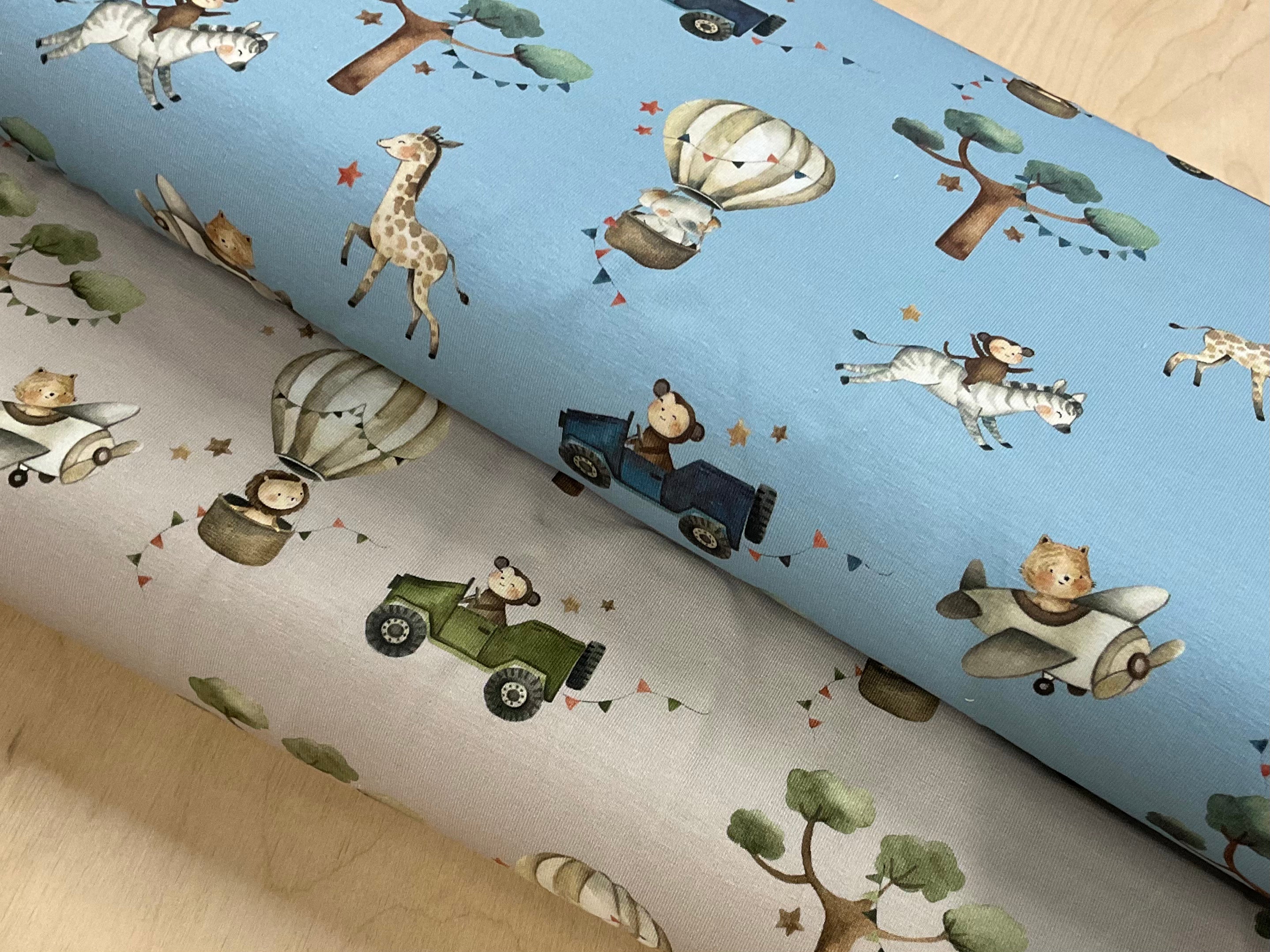 Up Up and Away Cotton Jersey Fabric