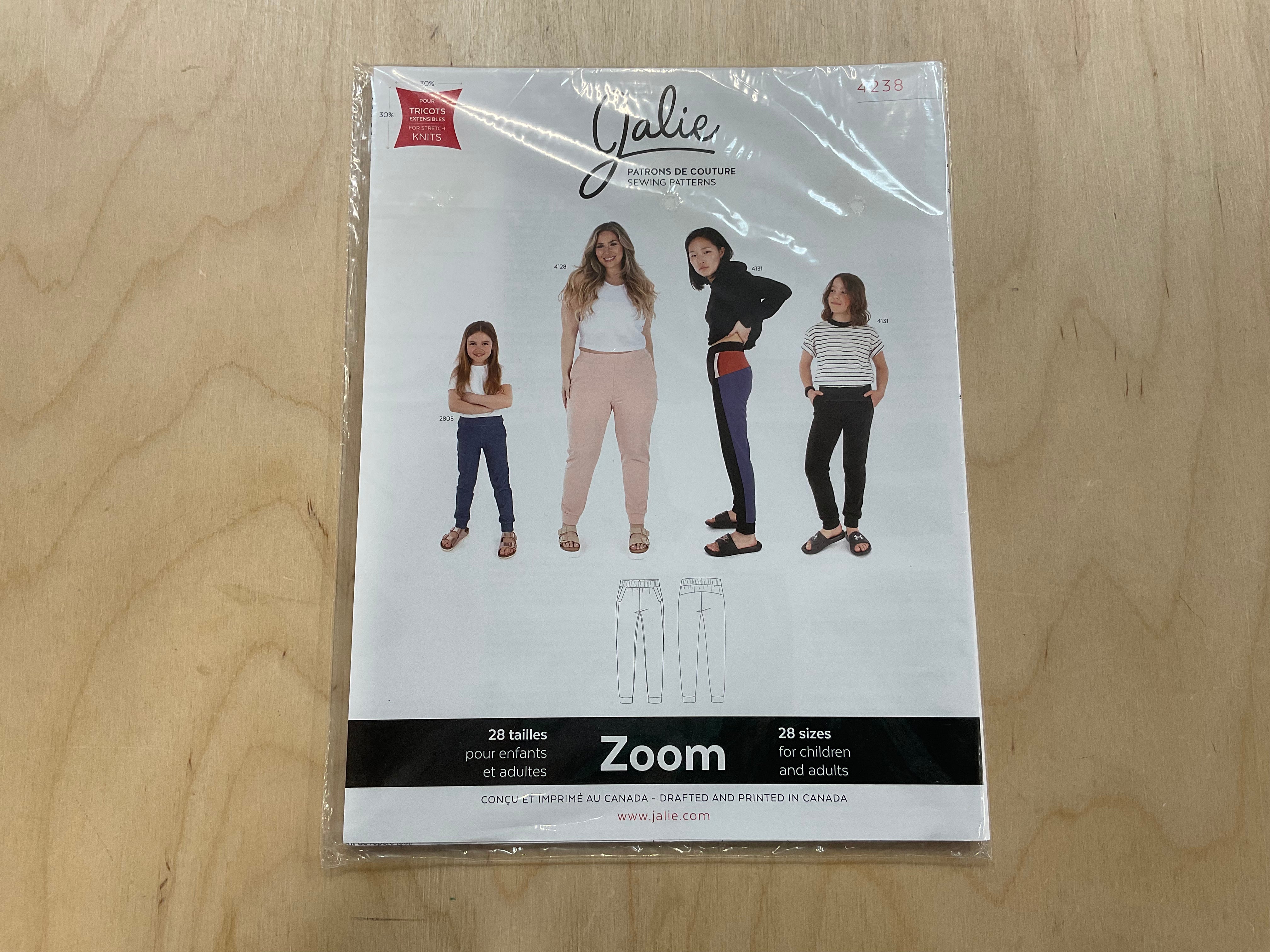 JALIE Zoom Joggers Children and Adults Sewing Pattern
