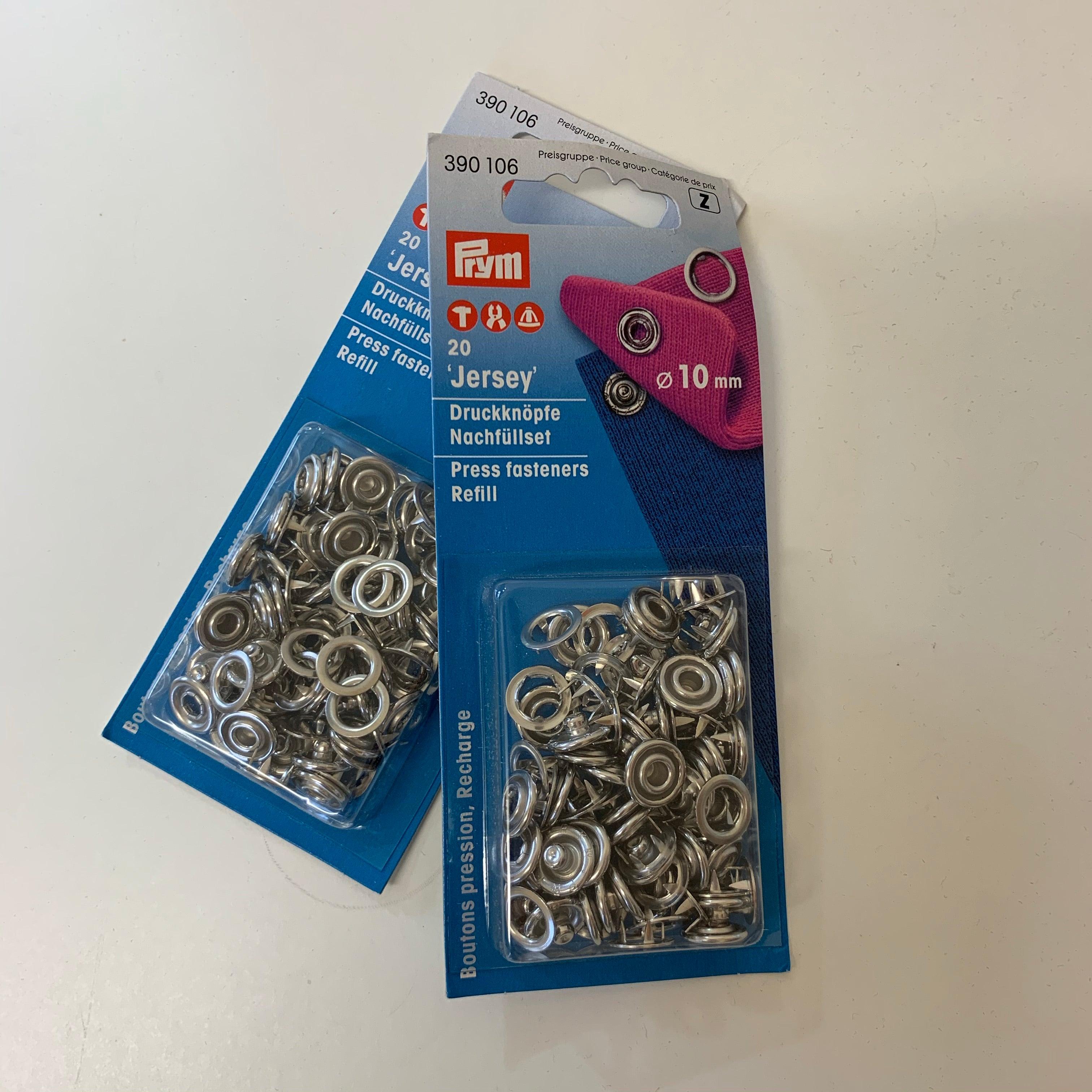 Prym Snap Fasteners refill pack Jersey 10mm ring top