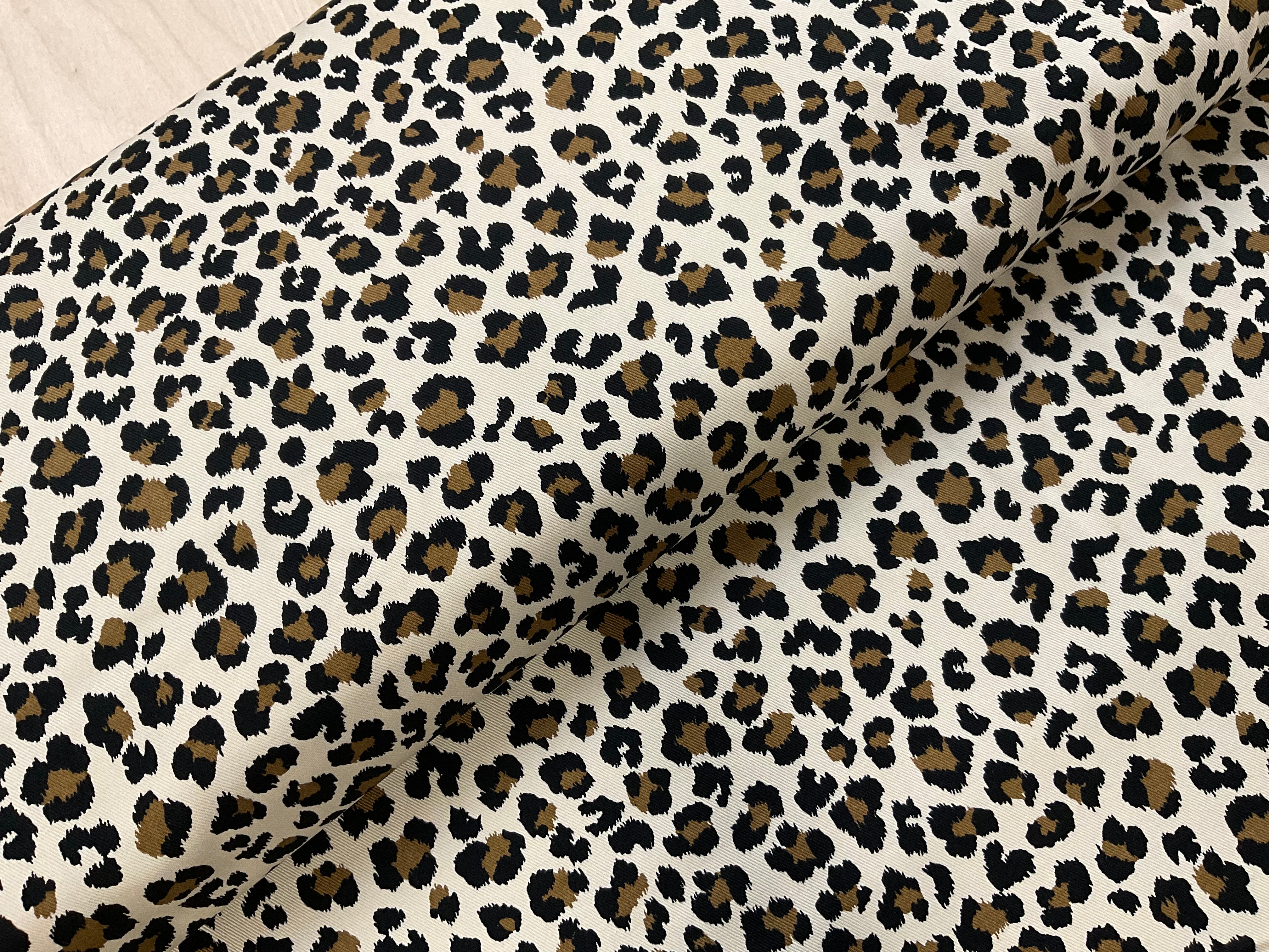 Sevenberry Leopard Print 100% Cotton Twill