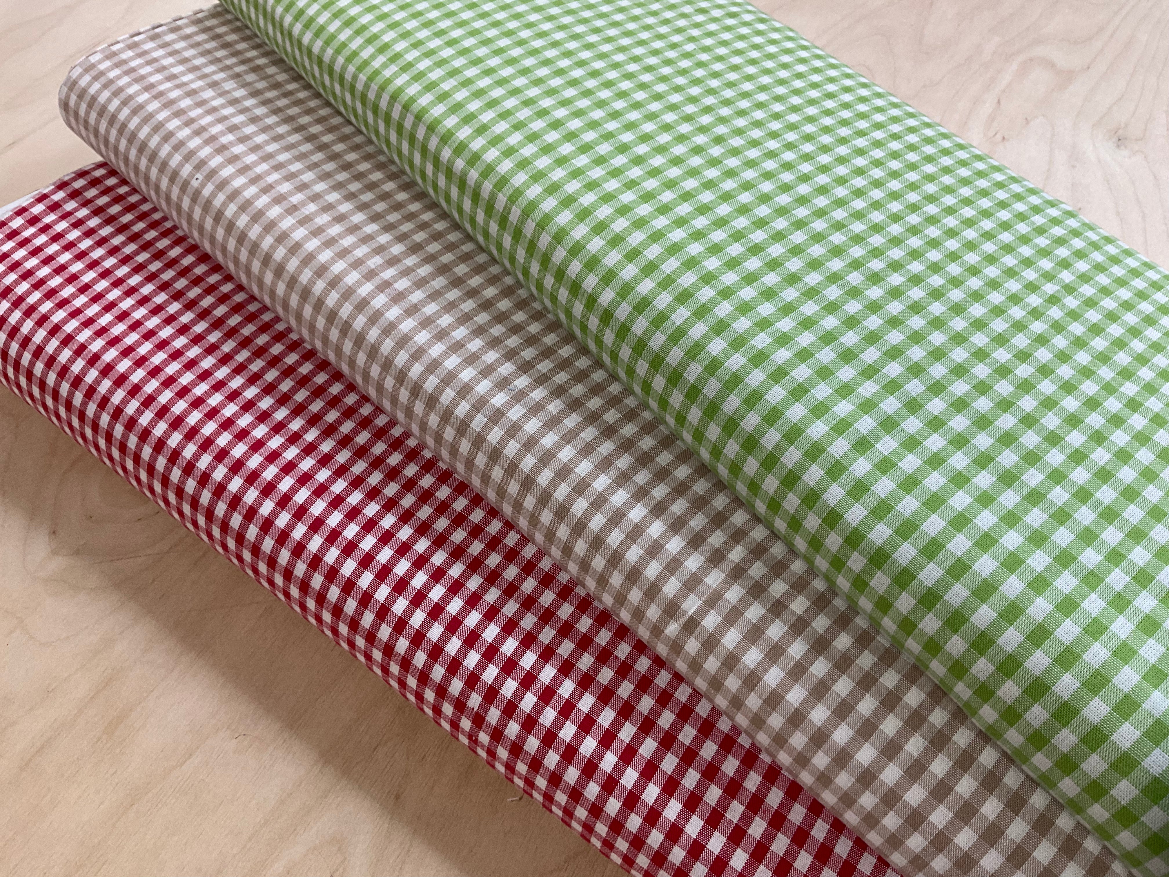 Small Gingham Print Cotton