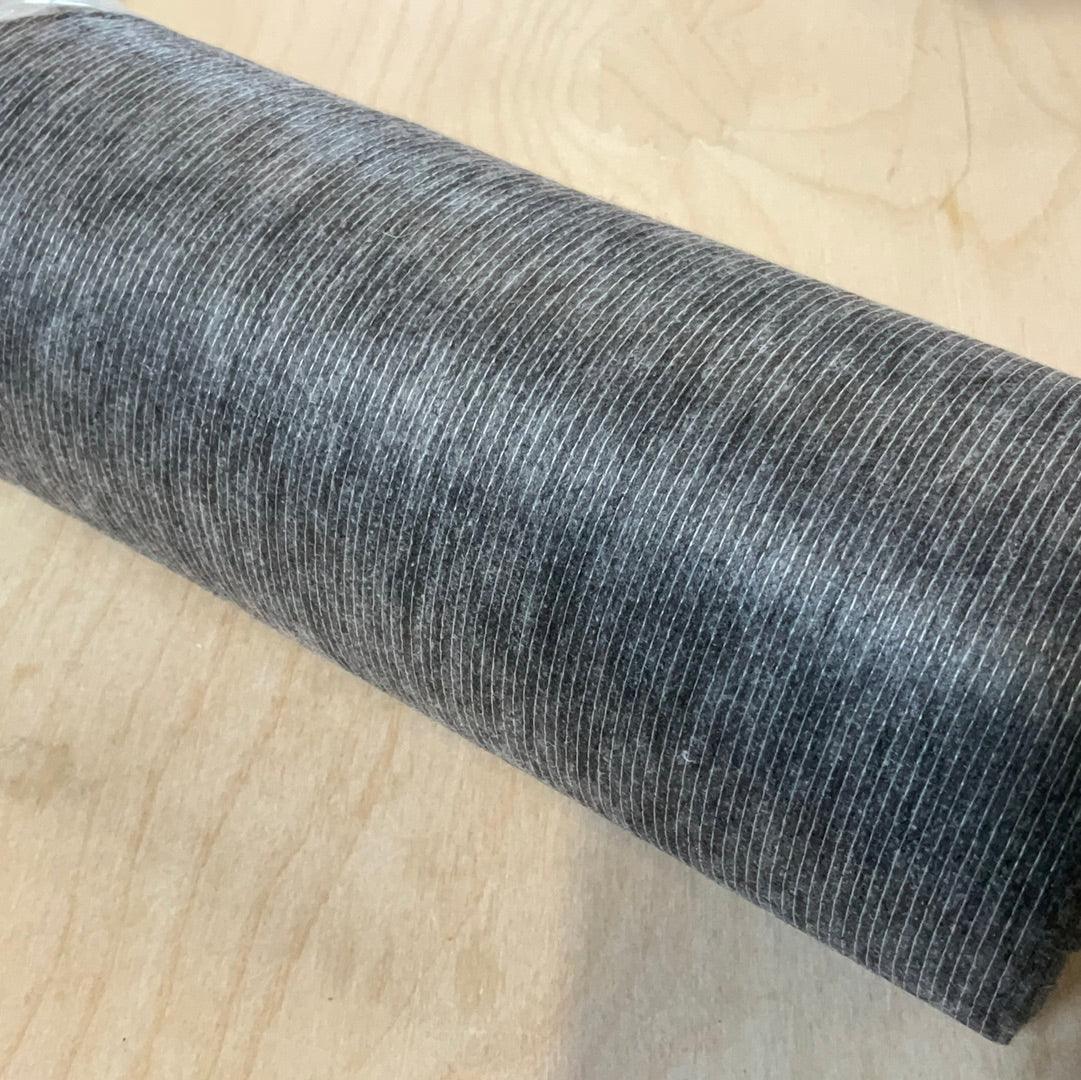 299 Stitch reinforced iron on interfacing charcoal