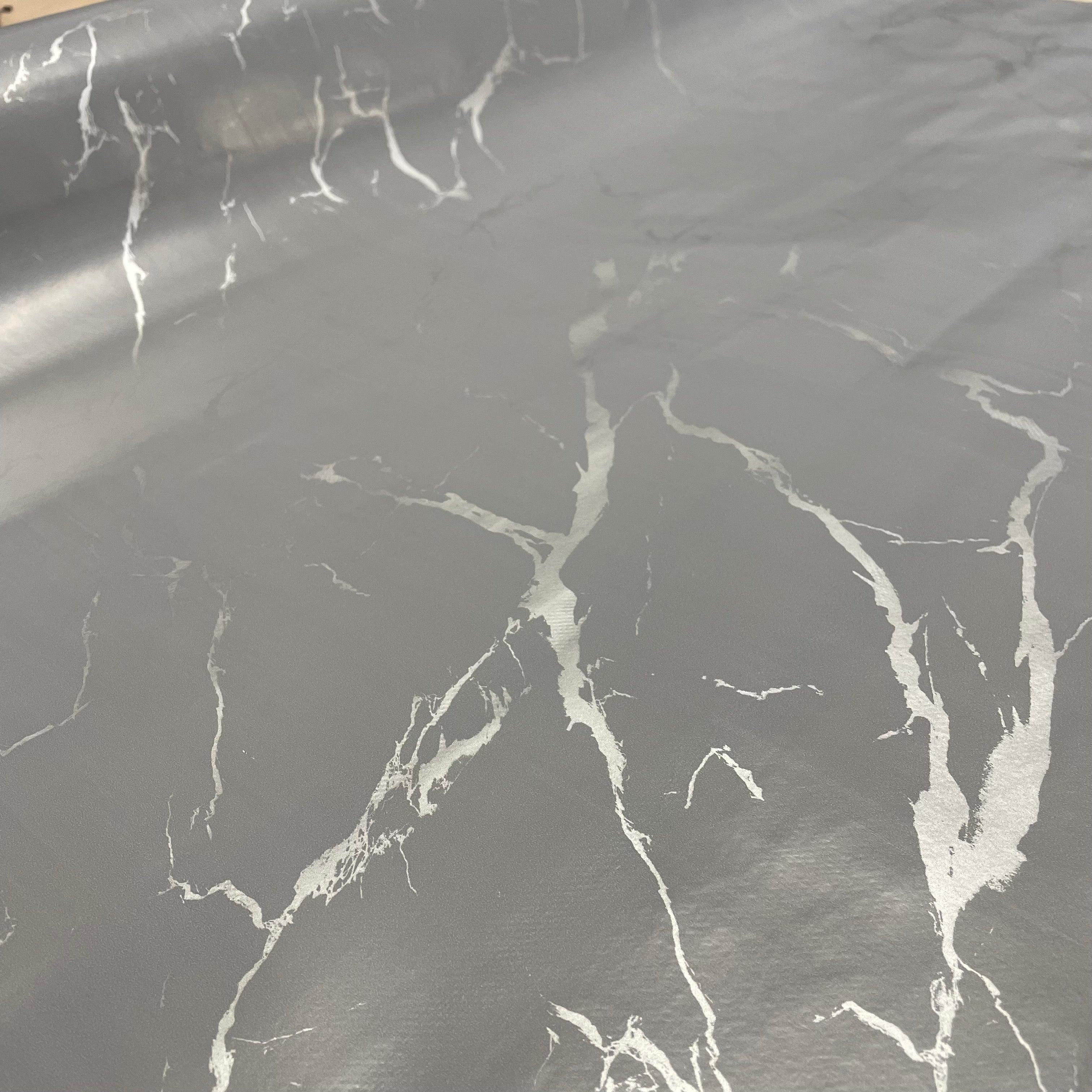 Grey marble PVC vinyl Oil cloth